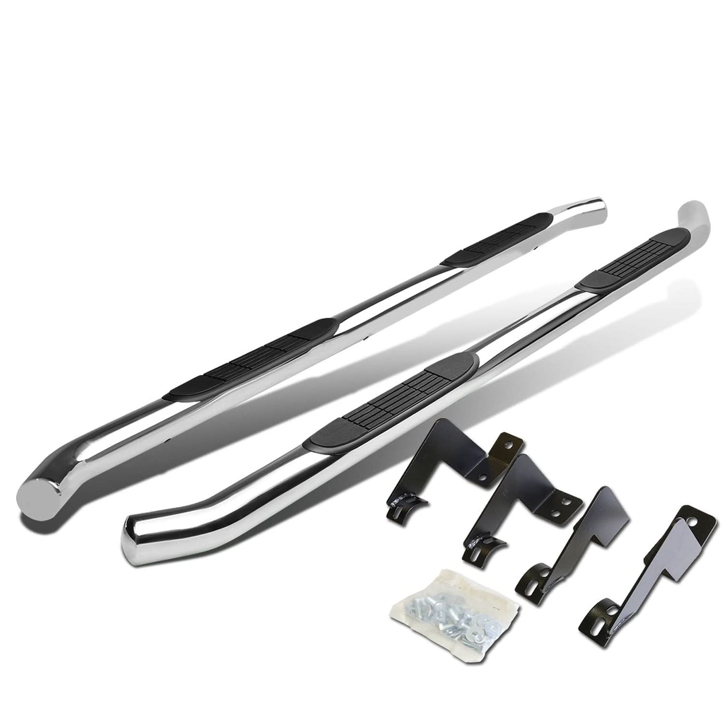 2005-2020 Toyota Tacoma 3" Round Nerf Bars - Chrome