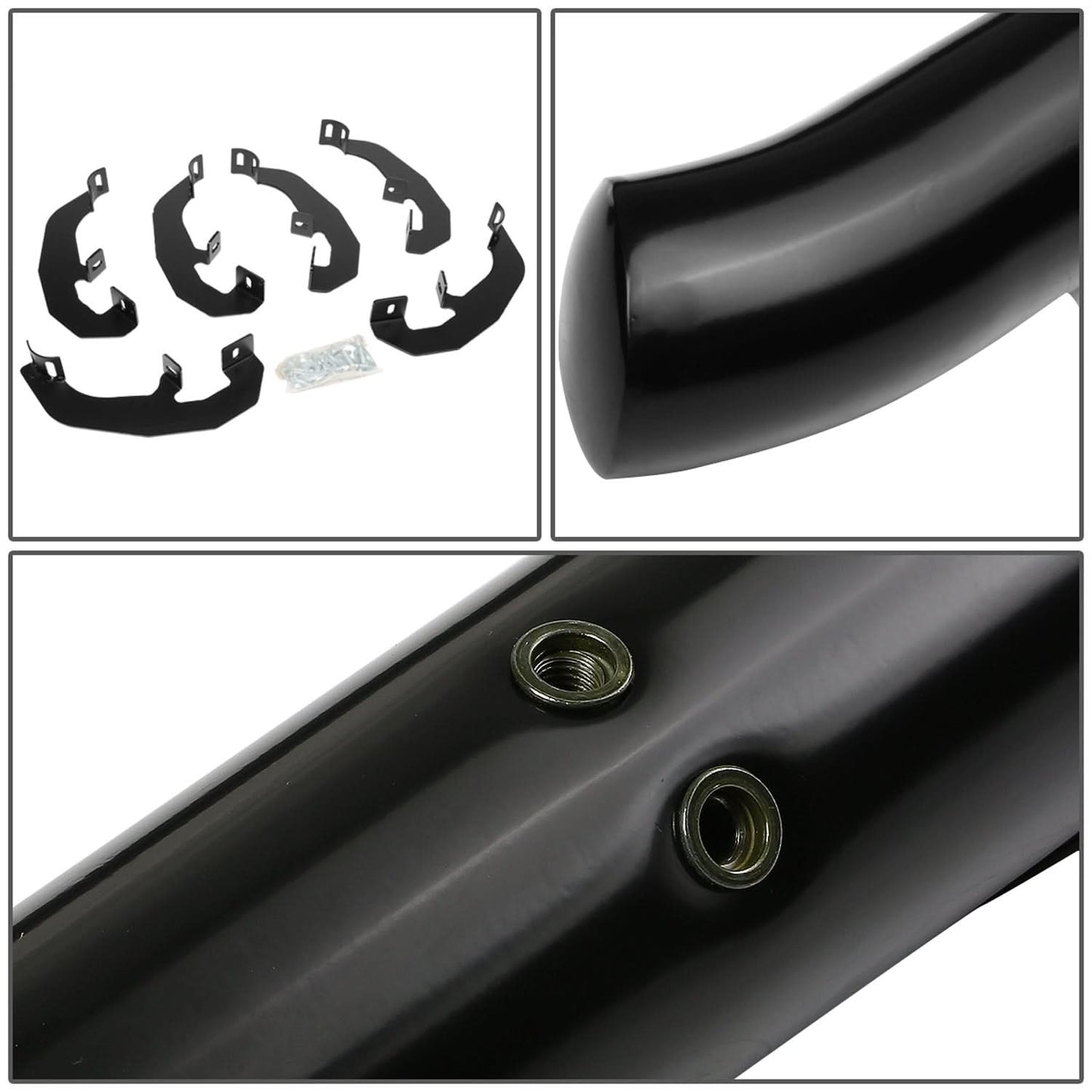 2019-2020 Chevrolet Silverado GMC Sierra 3" Nerf Bars - Black