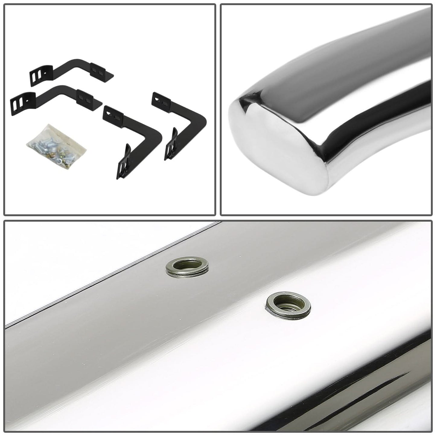 05-16 Nissan Frontier 4" Oval Nerf Bars - Silver