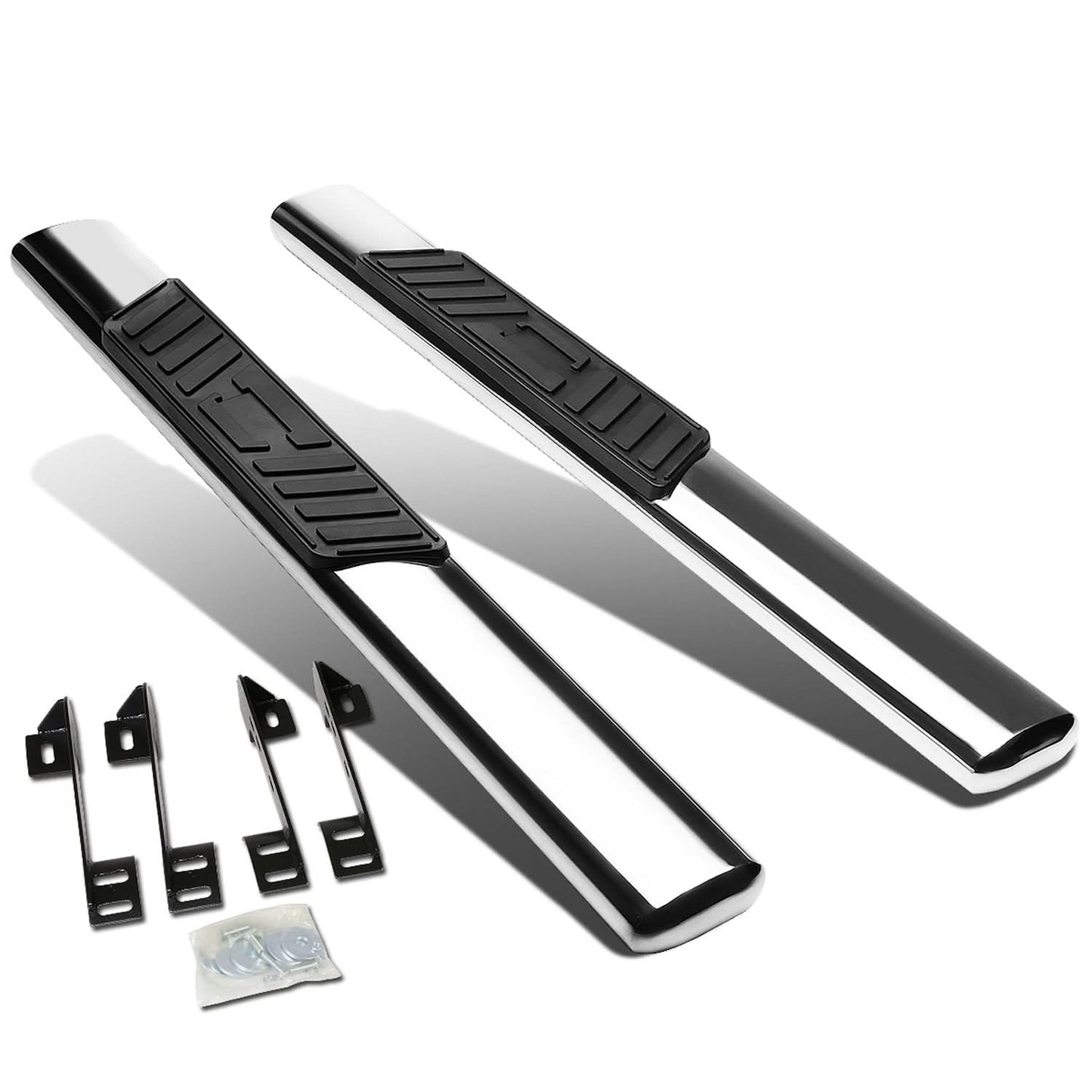 99-16 Chevy Silverado GMC Sierra 5" Oval Nerf Bars Regular Cab