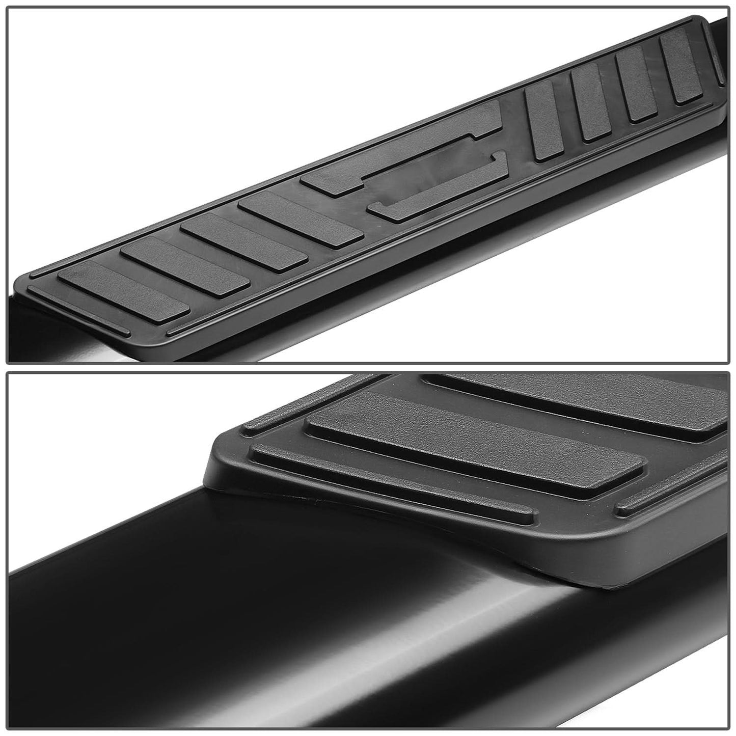 99-14 Chevrolet Silverado GMC Sierra 5" Oval Nerf Bars Black