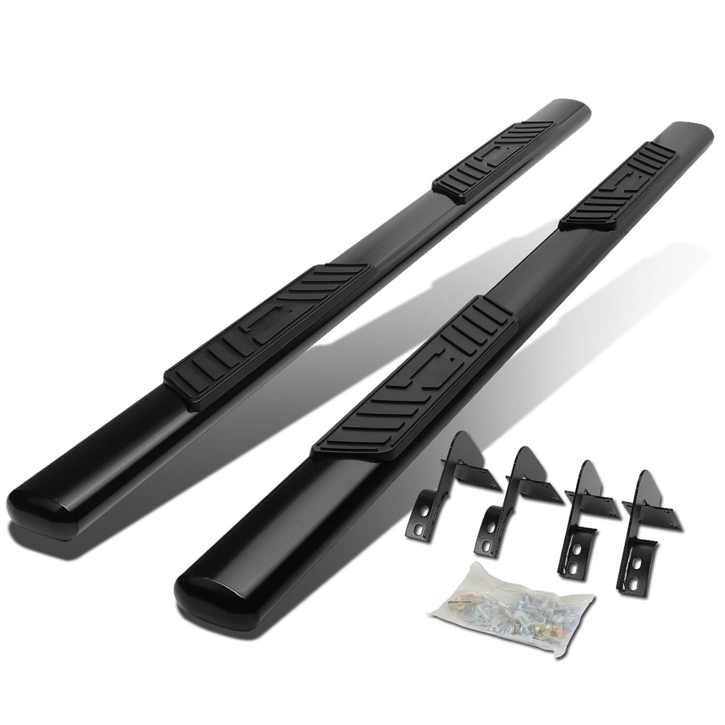 09-16 Dodge Ram 1500 2500 3500 Crew Cab 5" Oval Nerf Bars - Black