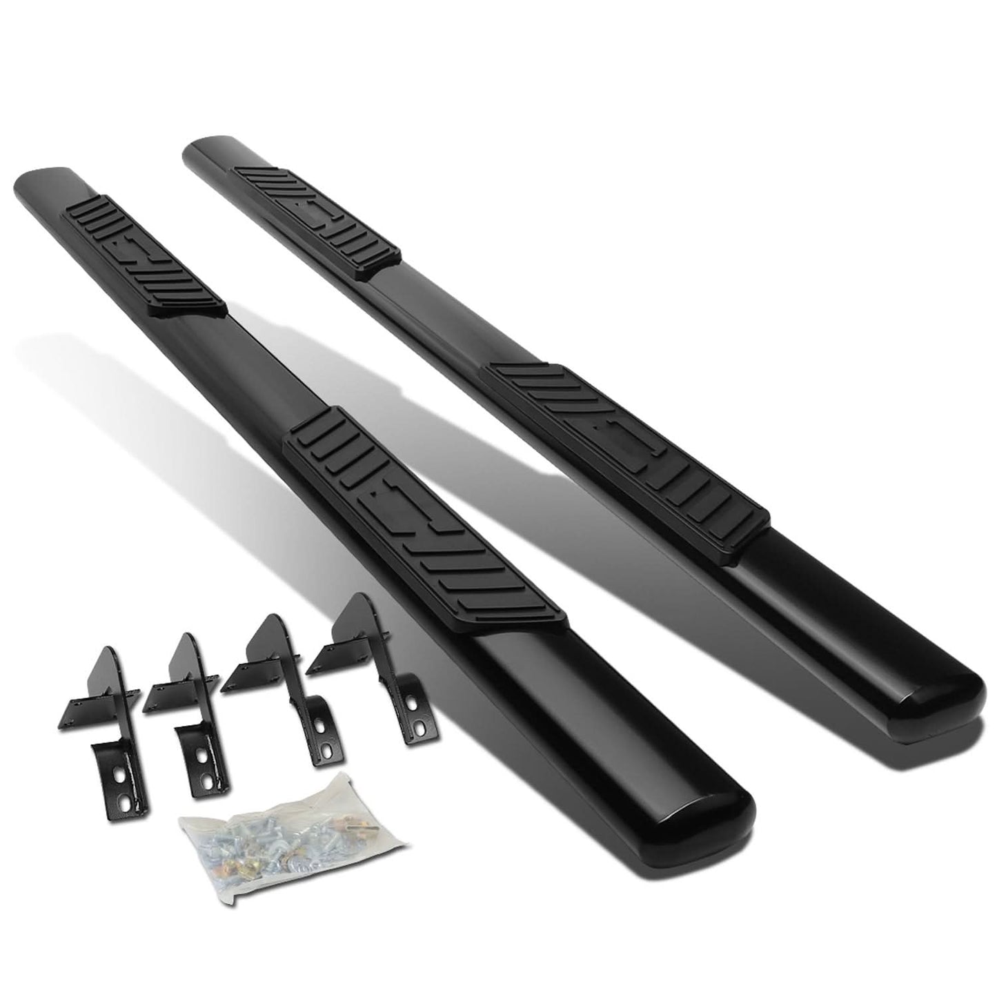 09-16 Dodge Ram 1500 2500 3500 Crew Cab 5" Oval Nerf Bars - Black