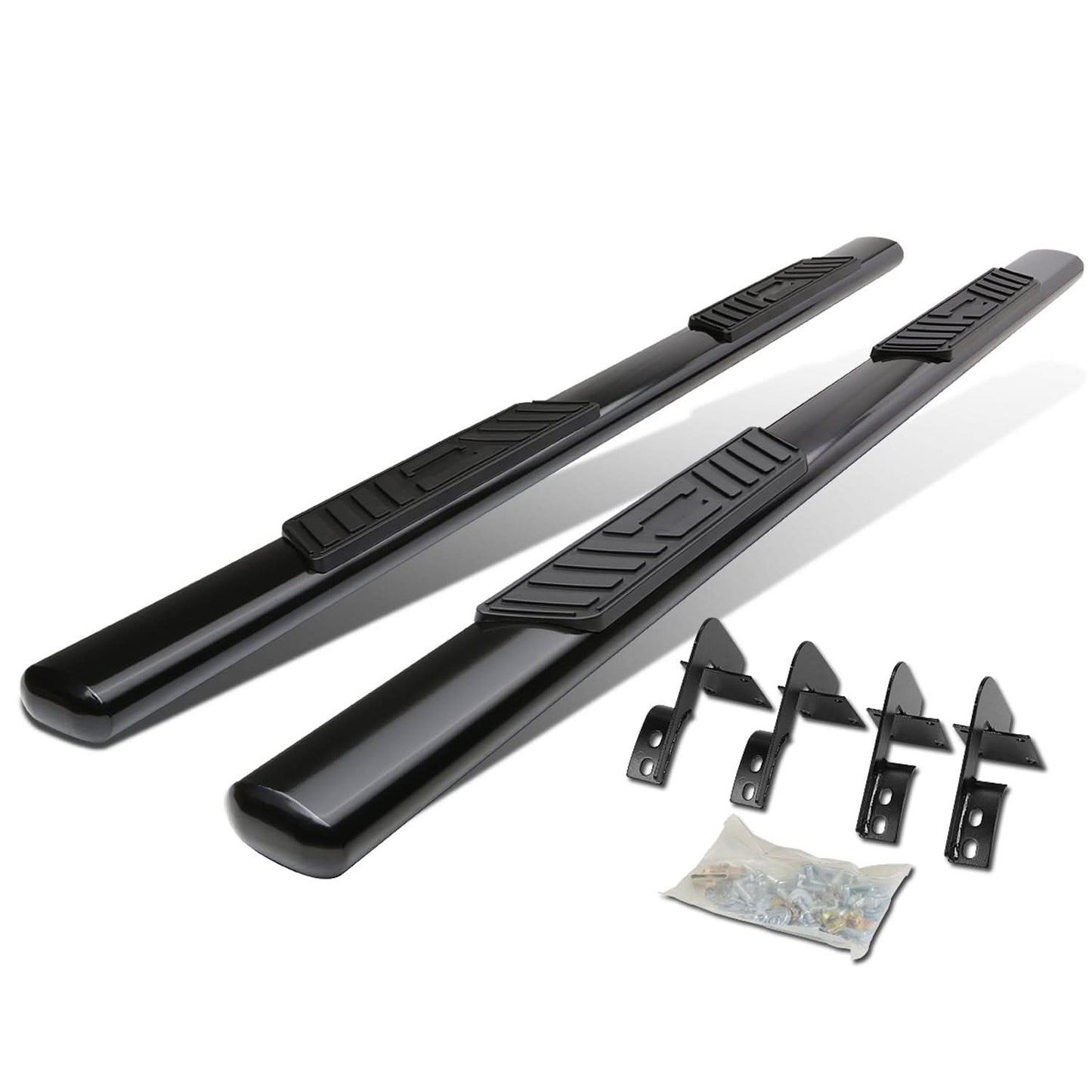 09-16 Dodge Ram 1500 2500 3500 Crew Cab 5" Oval Nerf Bars - Black