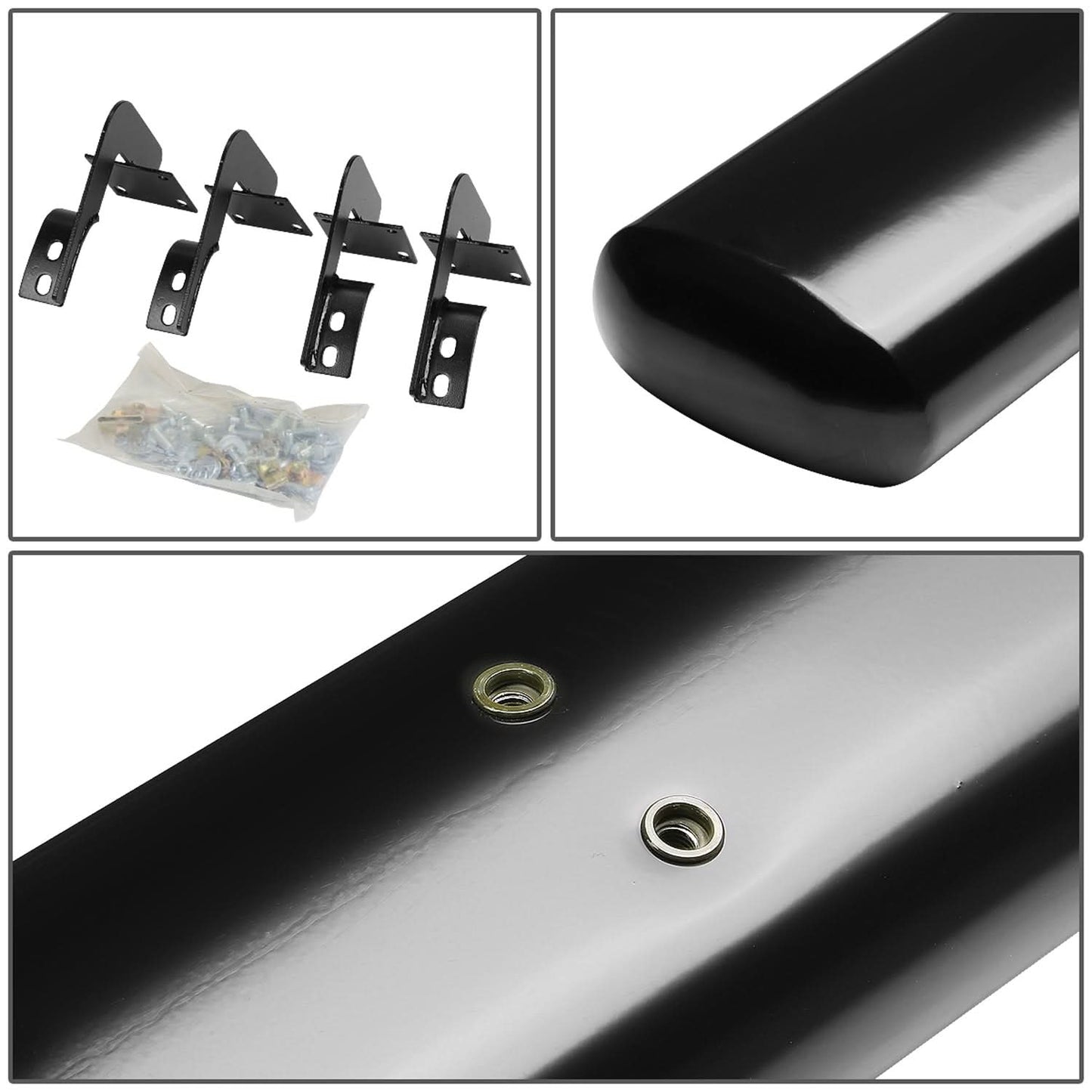 09-16 Dodge Ram 1500 2500 3500 Crew Cab 5" Oval Nerf Bars - Black