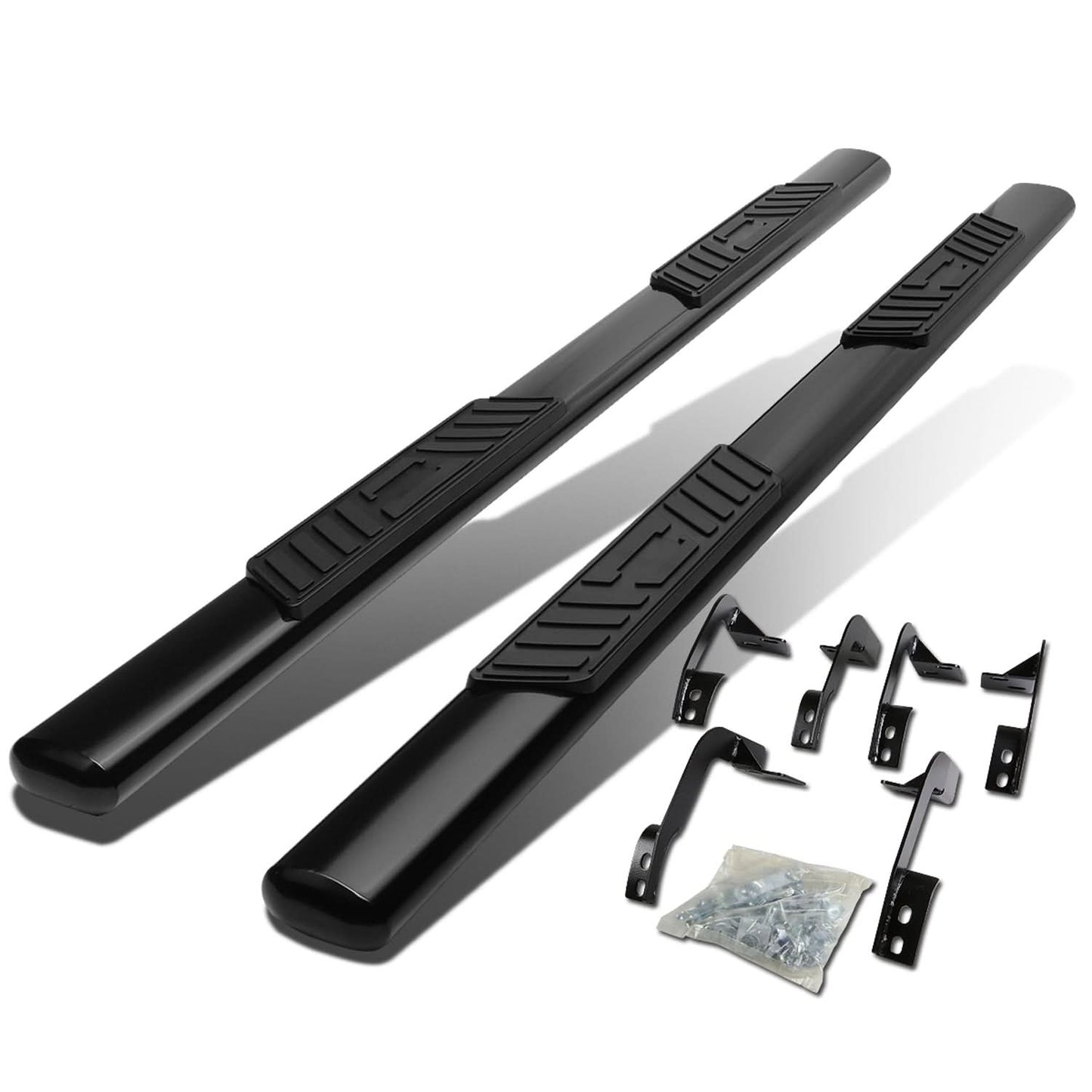 09-16 Dodge Ram 5" Oval Nerf Bars - Quad Cab - Black