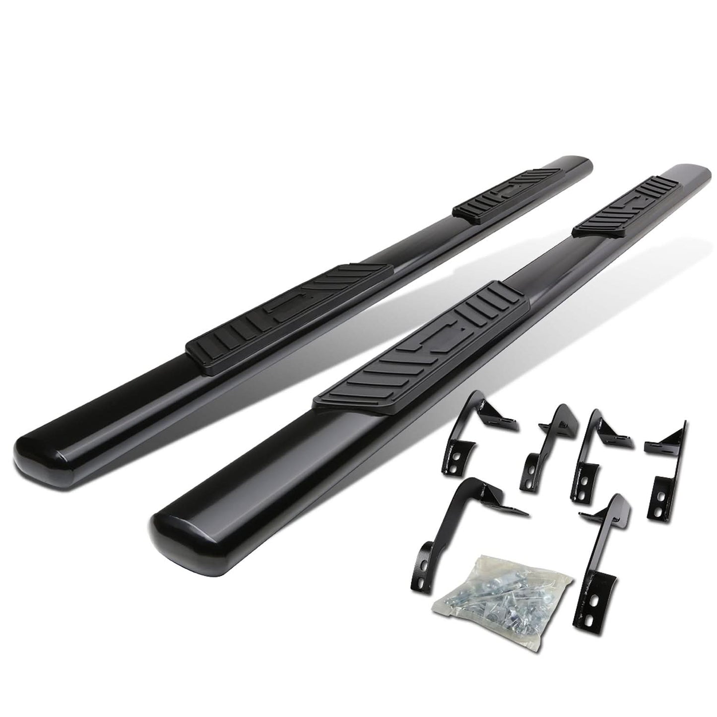 09-16 Dodge Ram 5" Oval Nerf Bars - Quad Cab - Black