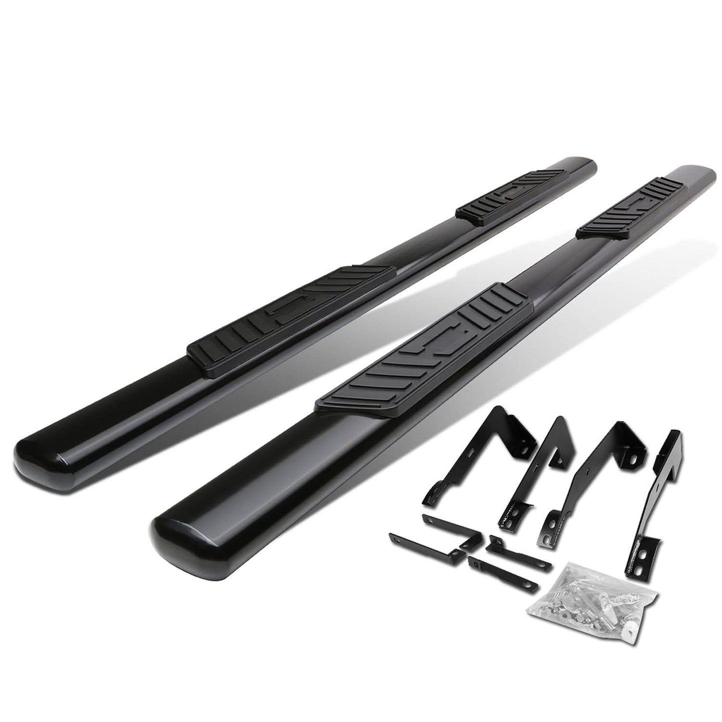 02-08 Dodge Ram 1500 / 03-09 Ram 2500 3500 Quad Cab 5" Oval Nerf Bars