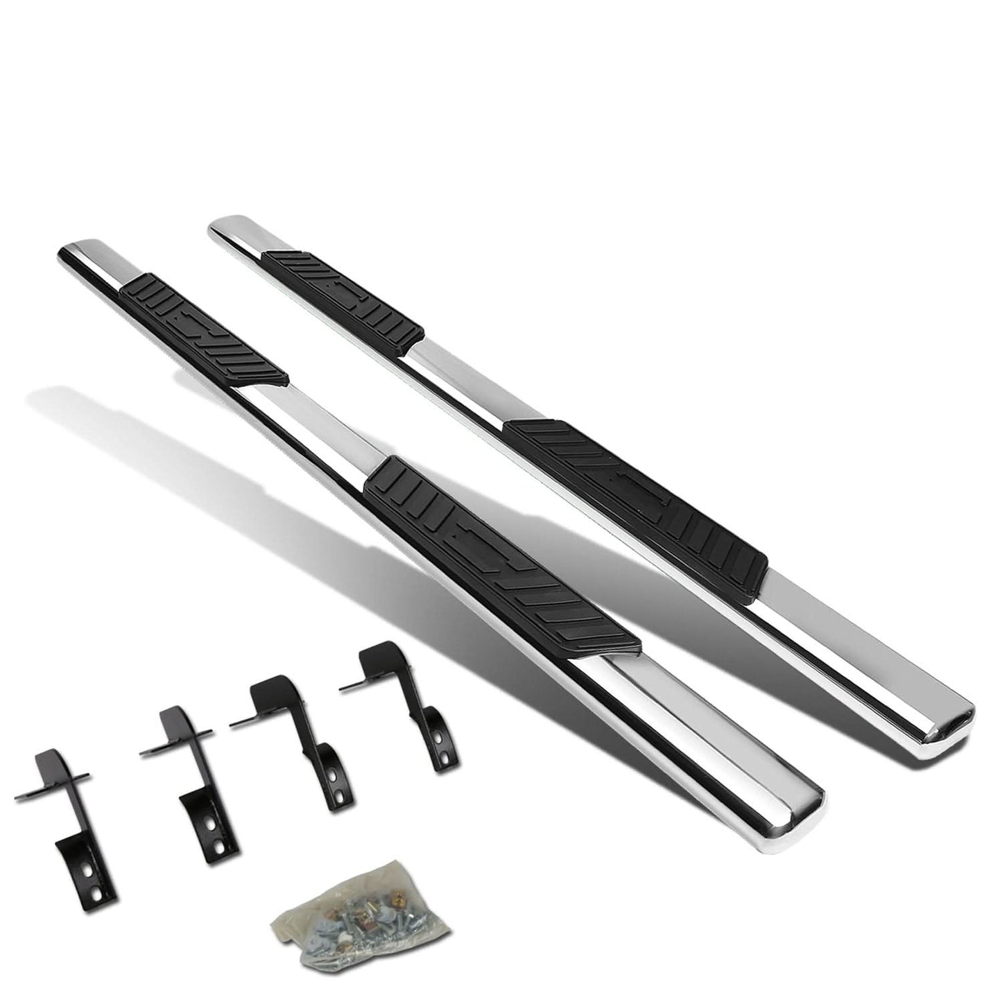 1999-2016 Ford F-250 F-350 F-450 F-550 Super Duty 5" Oval Nerf Bars