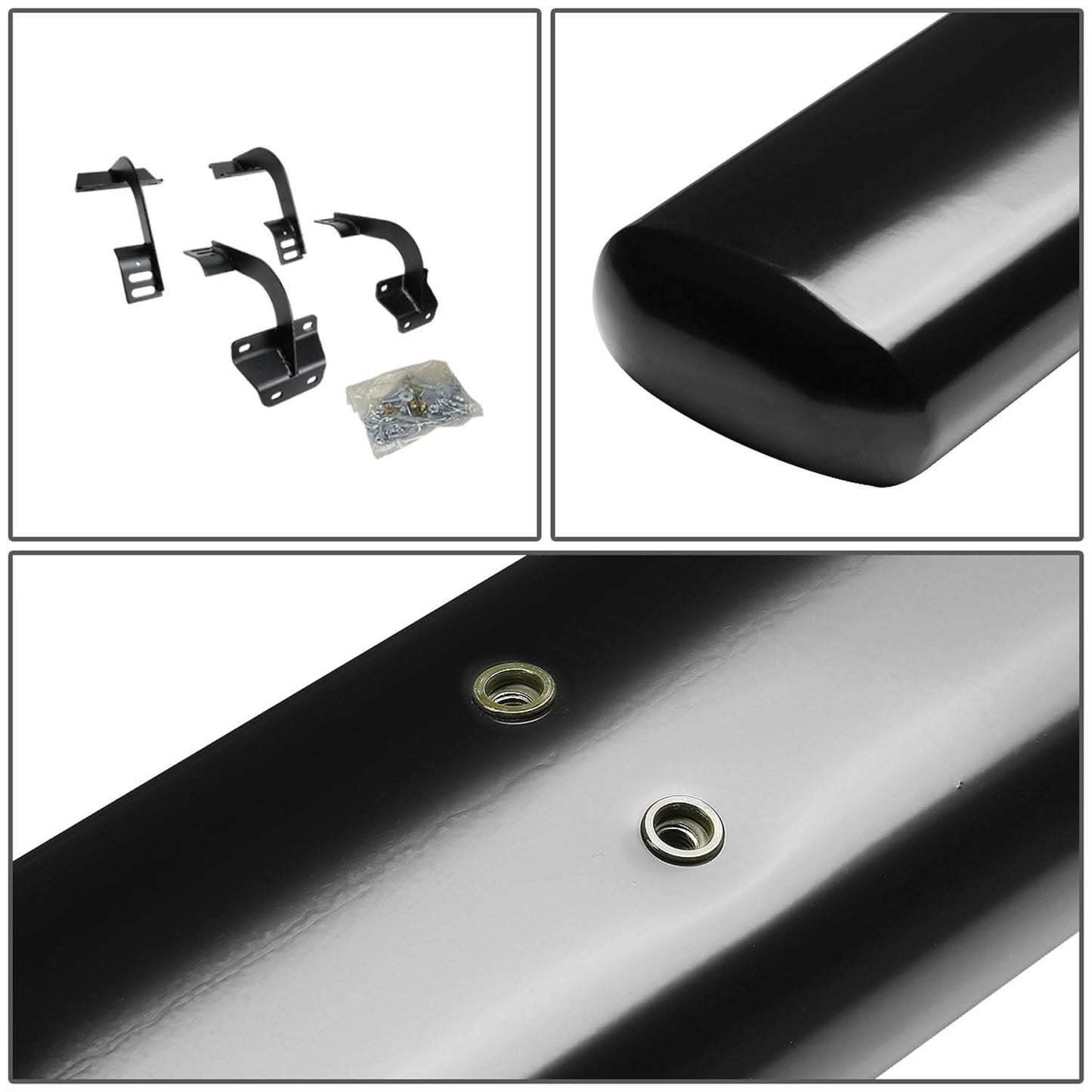 15-18 Ford F-150 SuperCab 5 Inch Oval Straight Nerf Step Bars