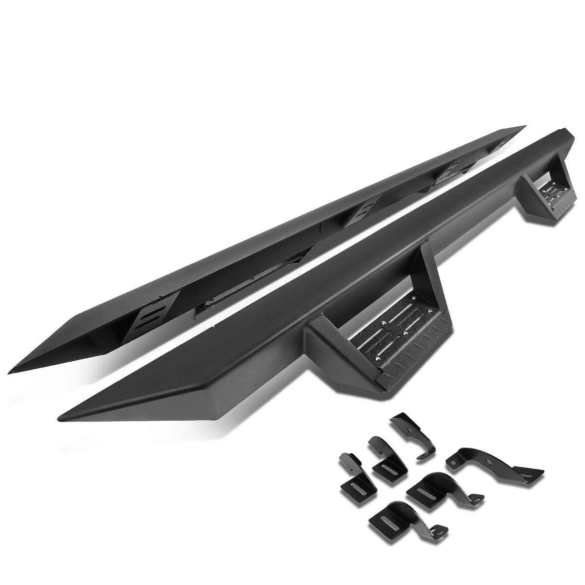 05-20 Toyota Tacoma Double Cab Step Down 3" Nerf Bars - Black
