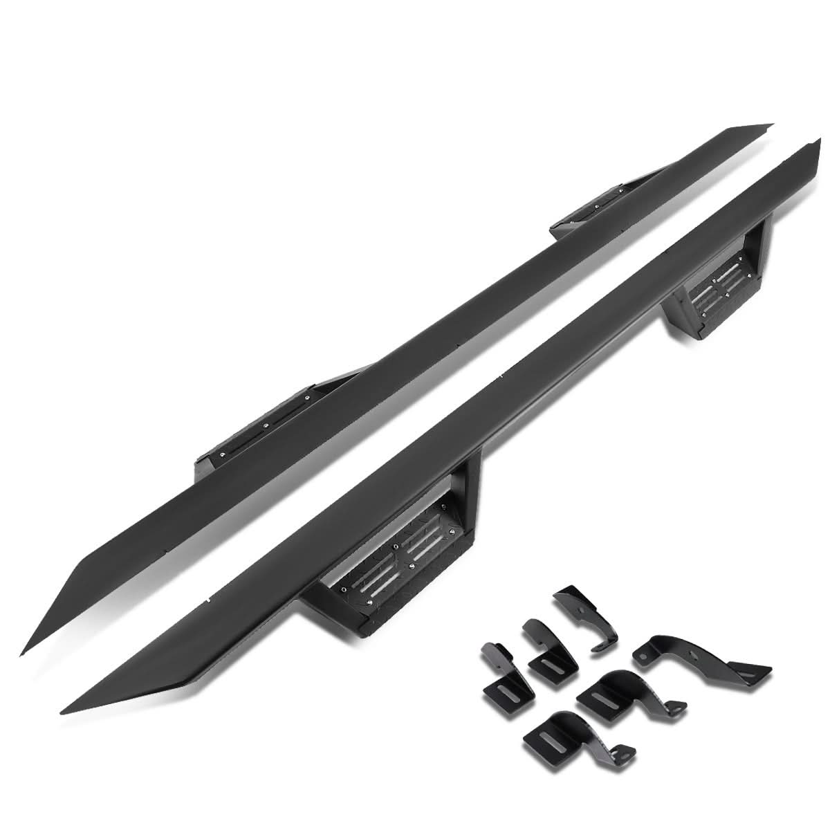 05-20 Toyota Tacoma Double Cab Step Down 3" Nerf Bars - Black