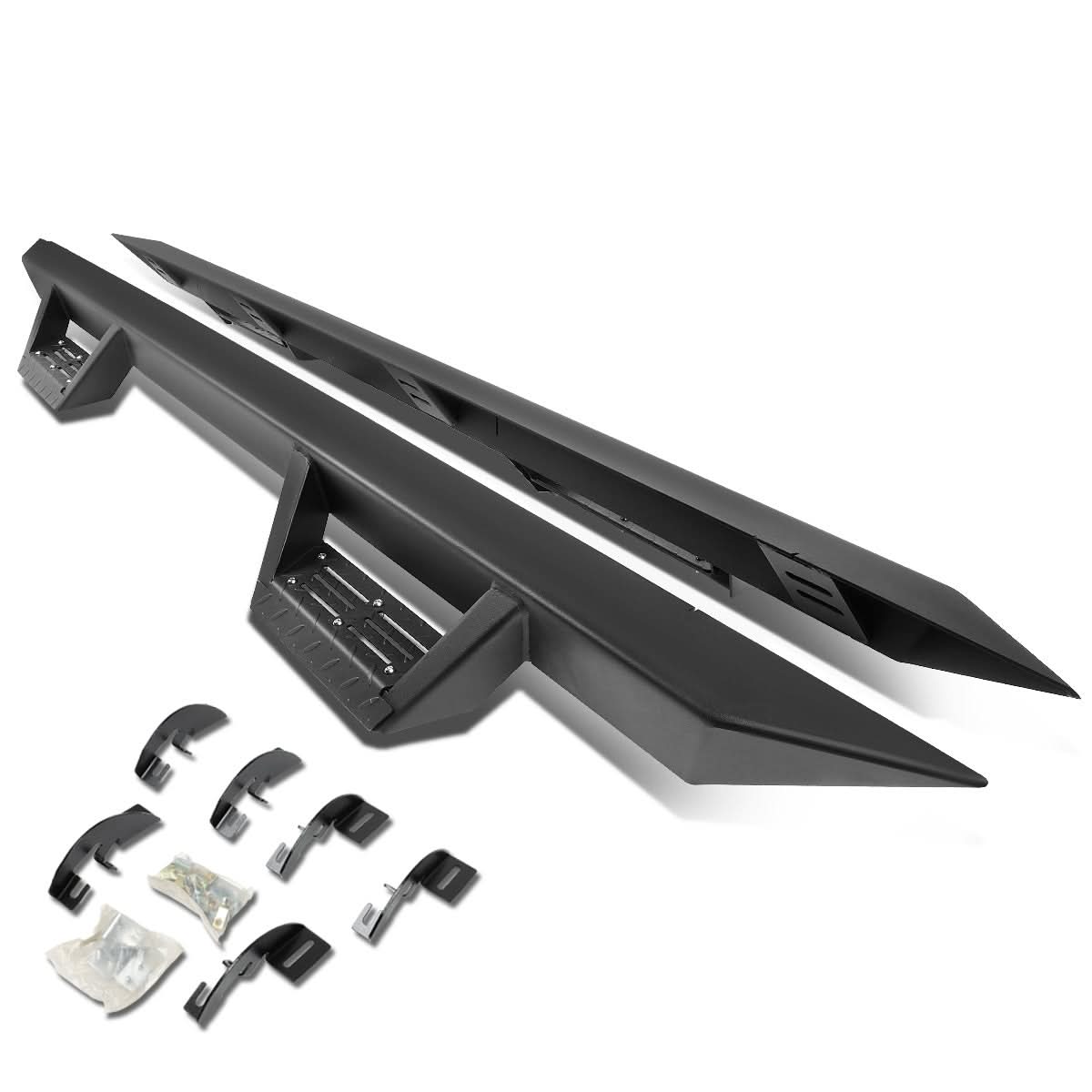 2015-2024 Chevrolet Colorado Step Down Nerf Bars - Extended Cab
