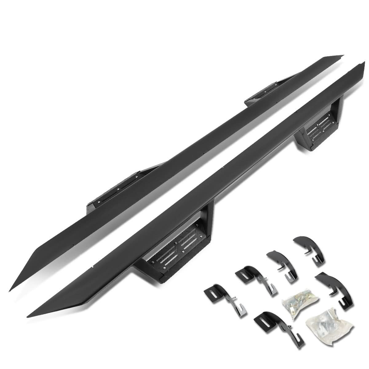 2015-2024 Chevrolet Colorado Step Down Nerf Bars - Extended Cab