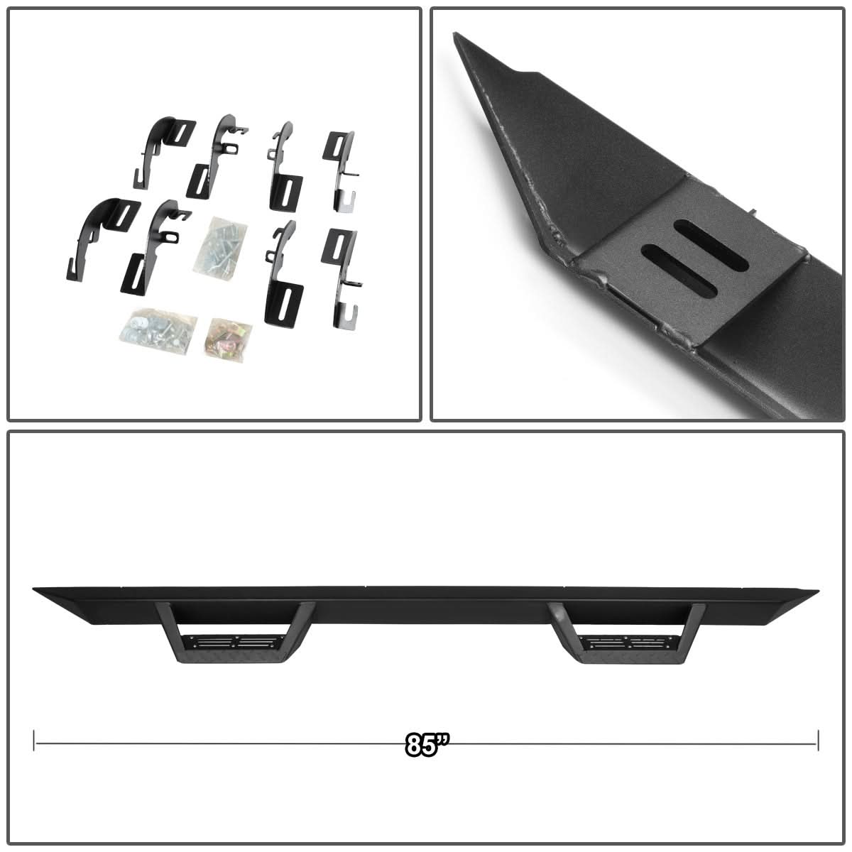 15-24 Chevrolet Colorado Step Down Nerf Bar Black