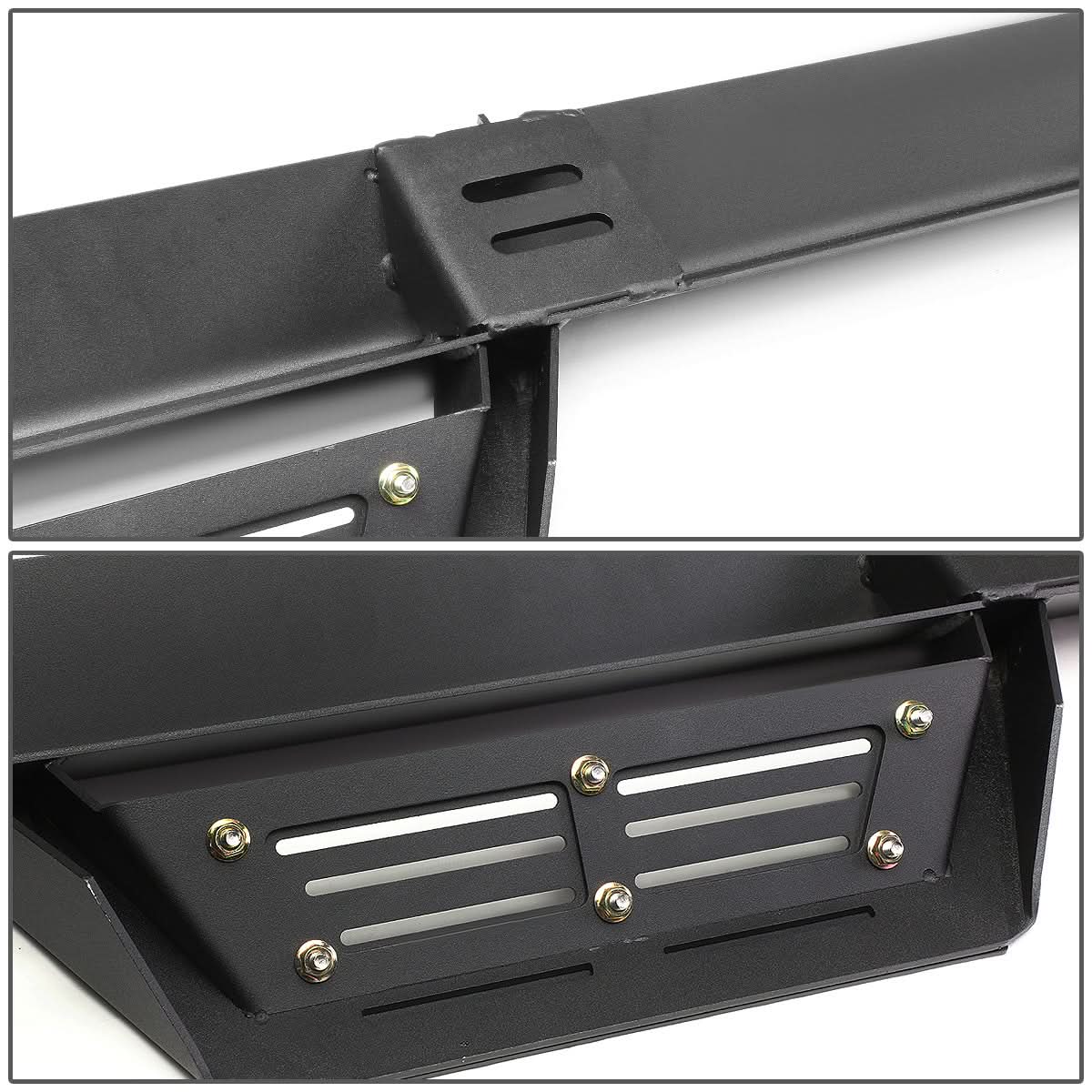 2018-2019 Jeep Wrangler JL 4-Door Step Down Nerf Bars - Black