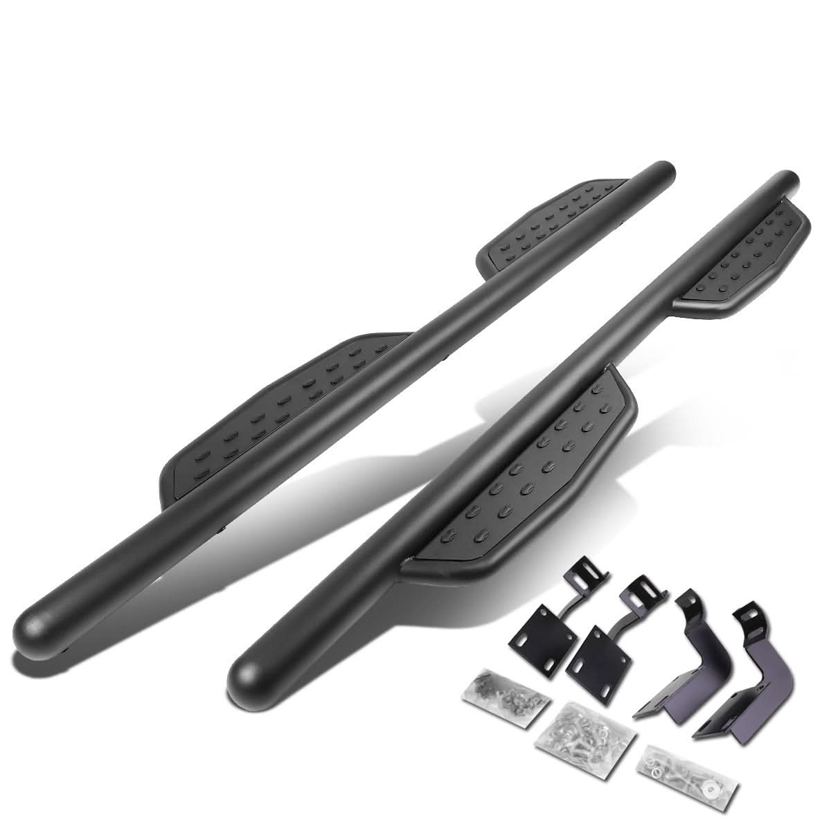99-16 Ford F-250 F-350 Crew Cab 3" Round Extended Nerf Bars