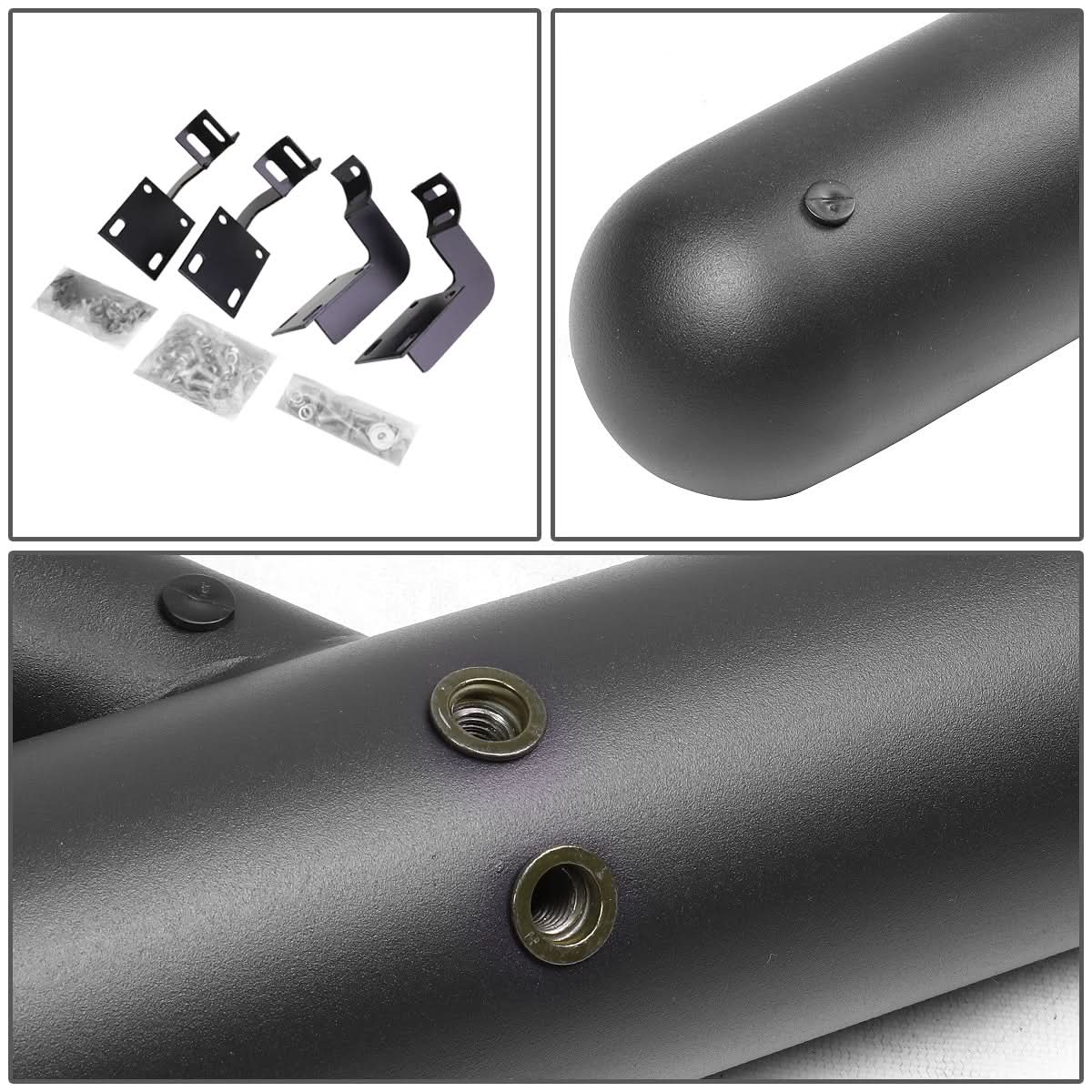99-16 Ford F-250 F-350 Crew Cab 3" Round Extended Nerf Bars