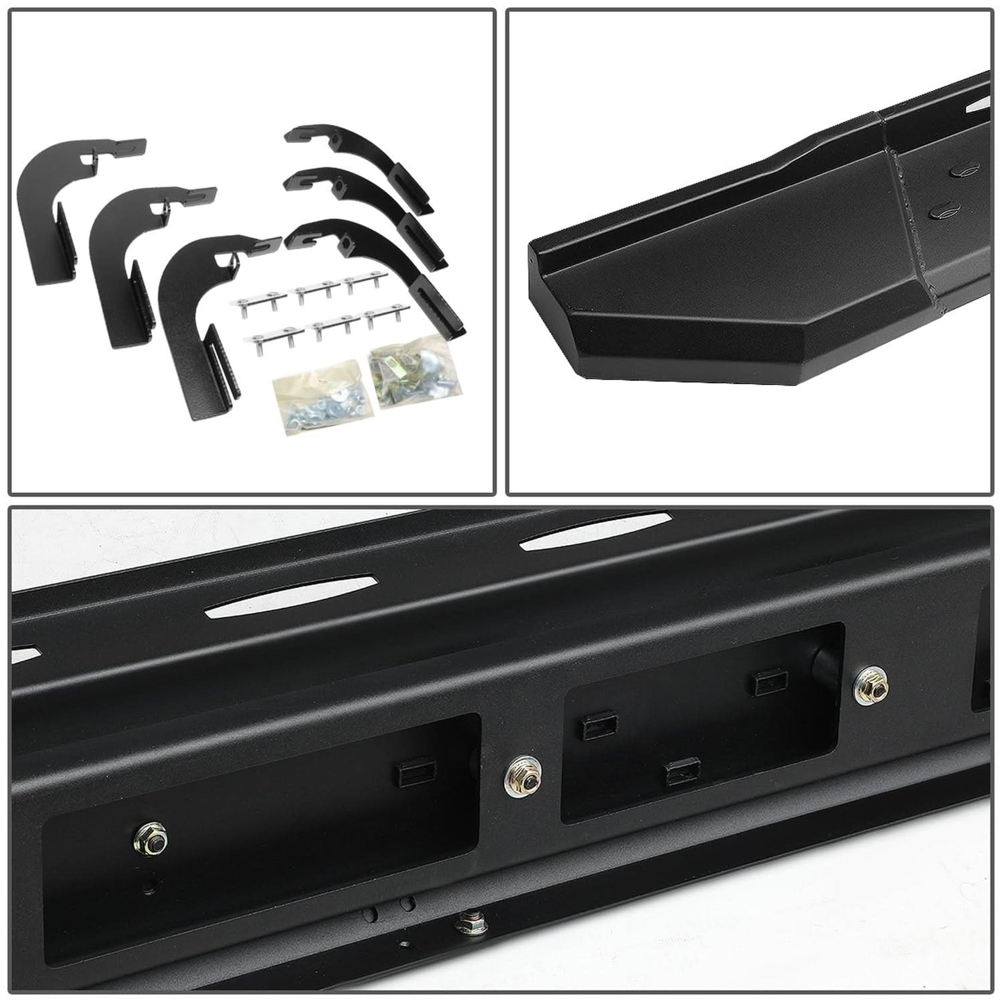 2015-2024 Chevrolet Colorado 5.5" Black Nerf Bars Extended Cab