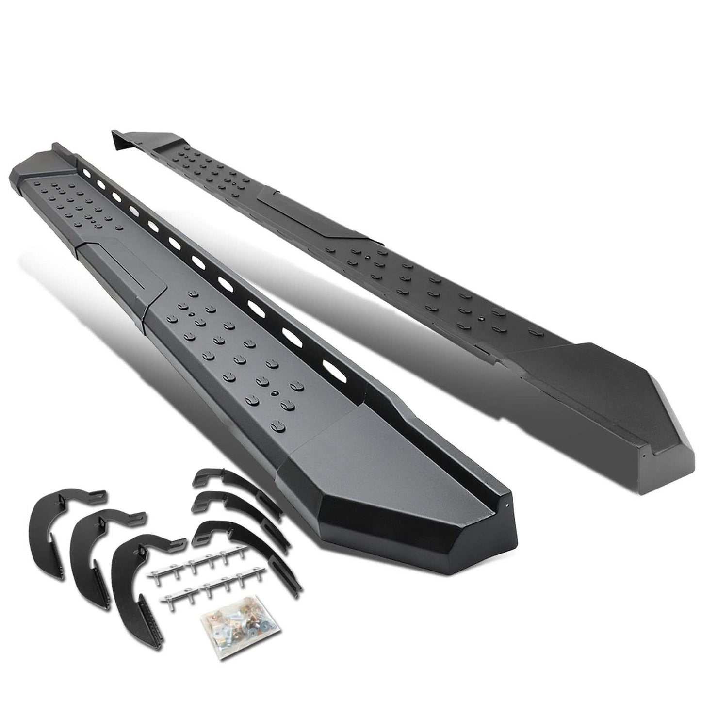 07-17 Chevy Silverado GMC Sierra 5.5" Straight Nerf Step Bar Black