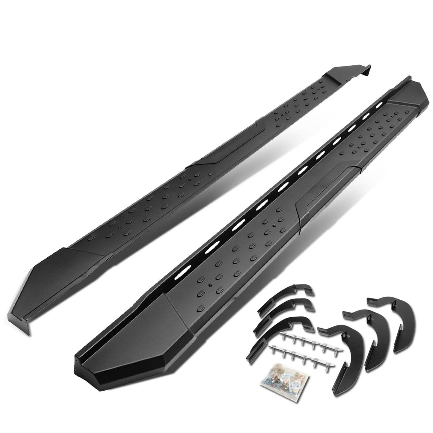 07-17 Chevy Silverado GMC Sierra 5.5" Straight Nerf Step Bar Black
