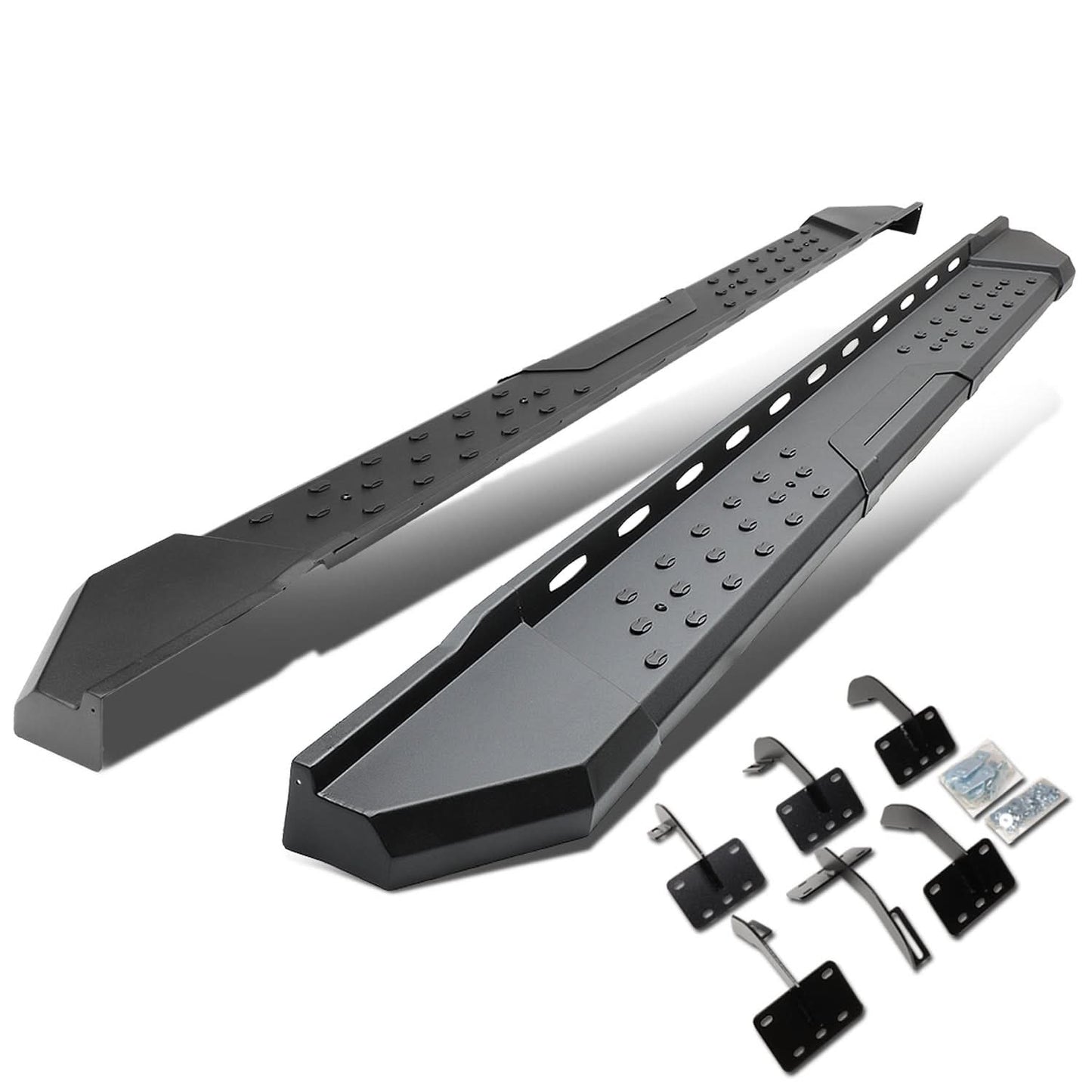 2019 RAM 1500 Crew Cab 5.5" Straight Nerf Bars with Brackets Black