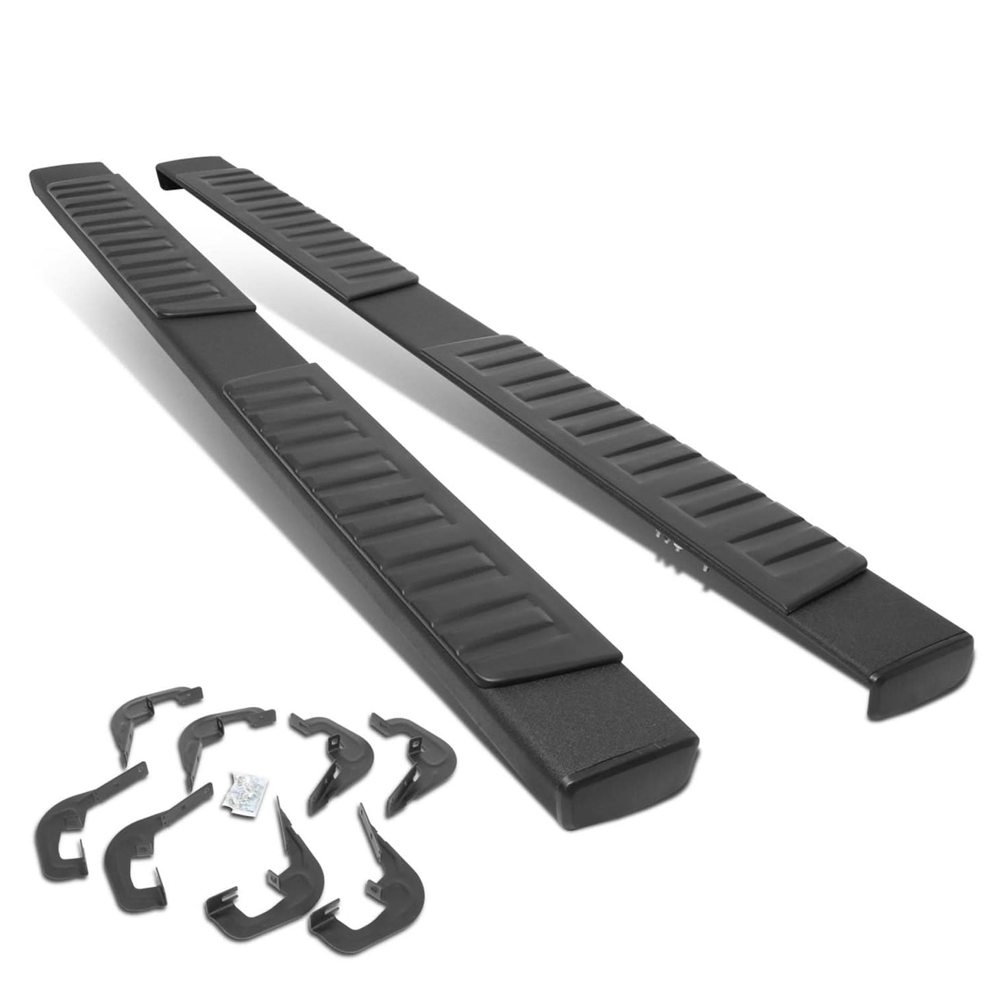 07-19 Chevrolet Silverado GMC Sierra 6" Straight Nerf Bars - Black