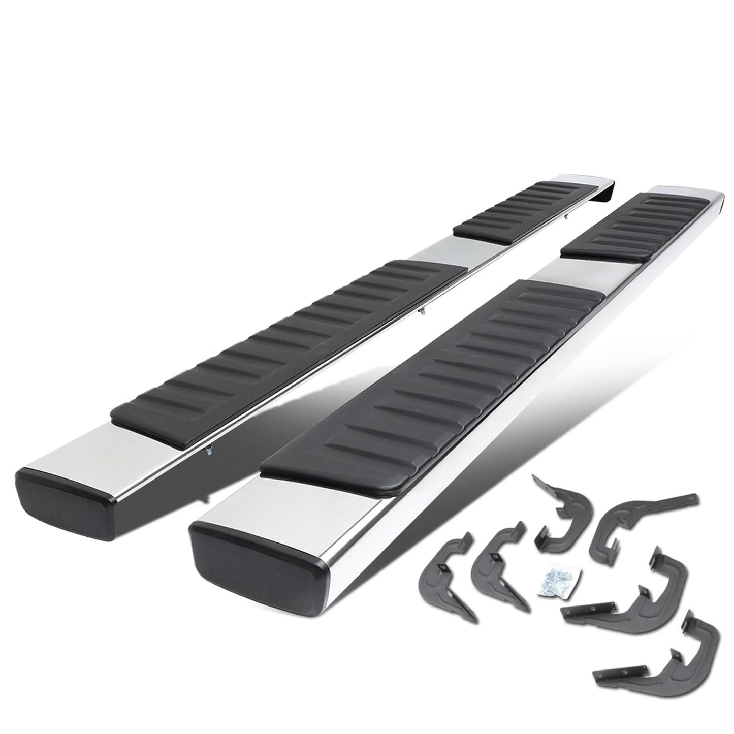 07-19 Chevrolet Silverado GMC Sierra 6" Straight Nerf Bars Extended Cab