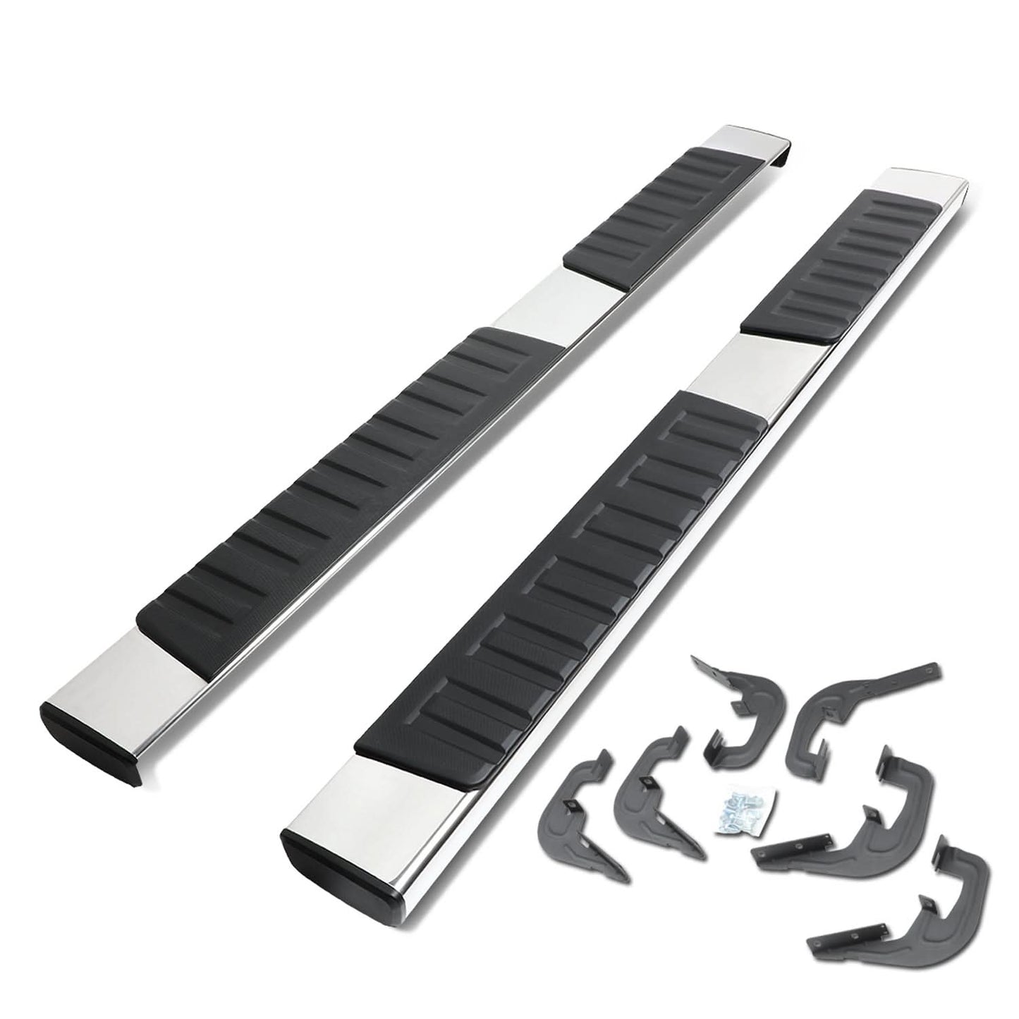 07-19 Chevrolet Silverado GMC Sierra 6" Straight Nerf Bars Extended Cab
