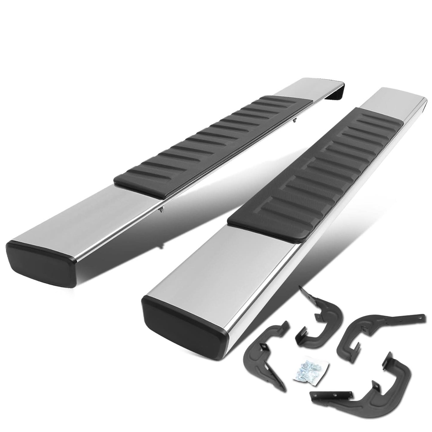 07-18 Silverado 1500 / 07-19 Sierra HD 6" Straight Nerf Step Bars