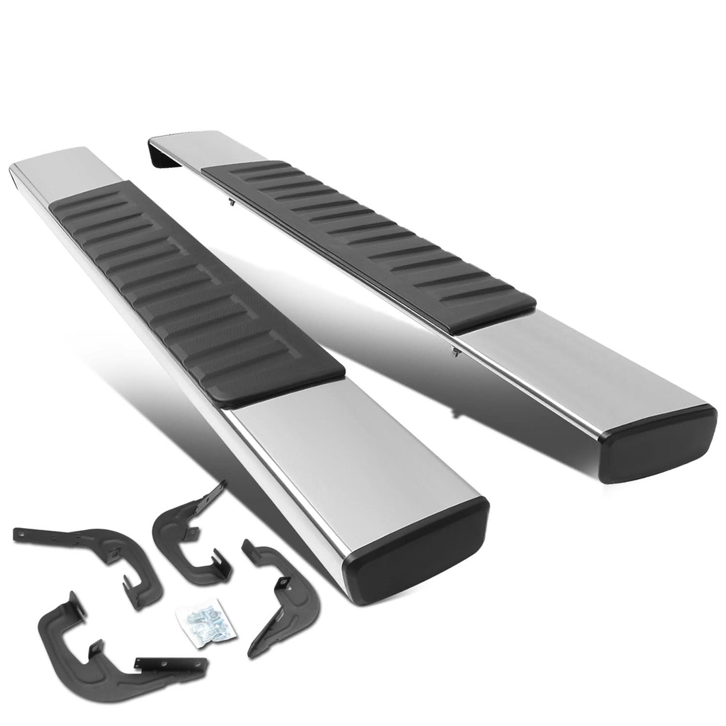 07-18 Silverado 1500 / 07-19 Sierra HD 6" Straight Nerf Step Bars