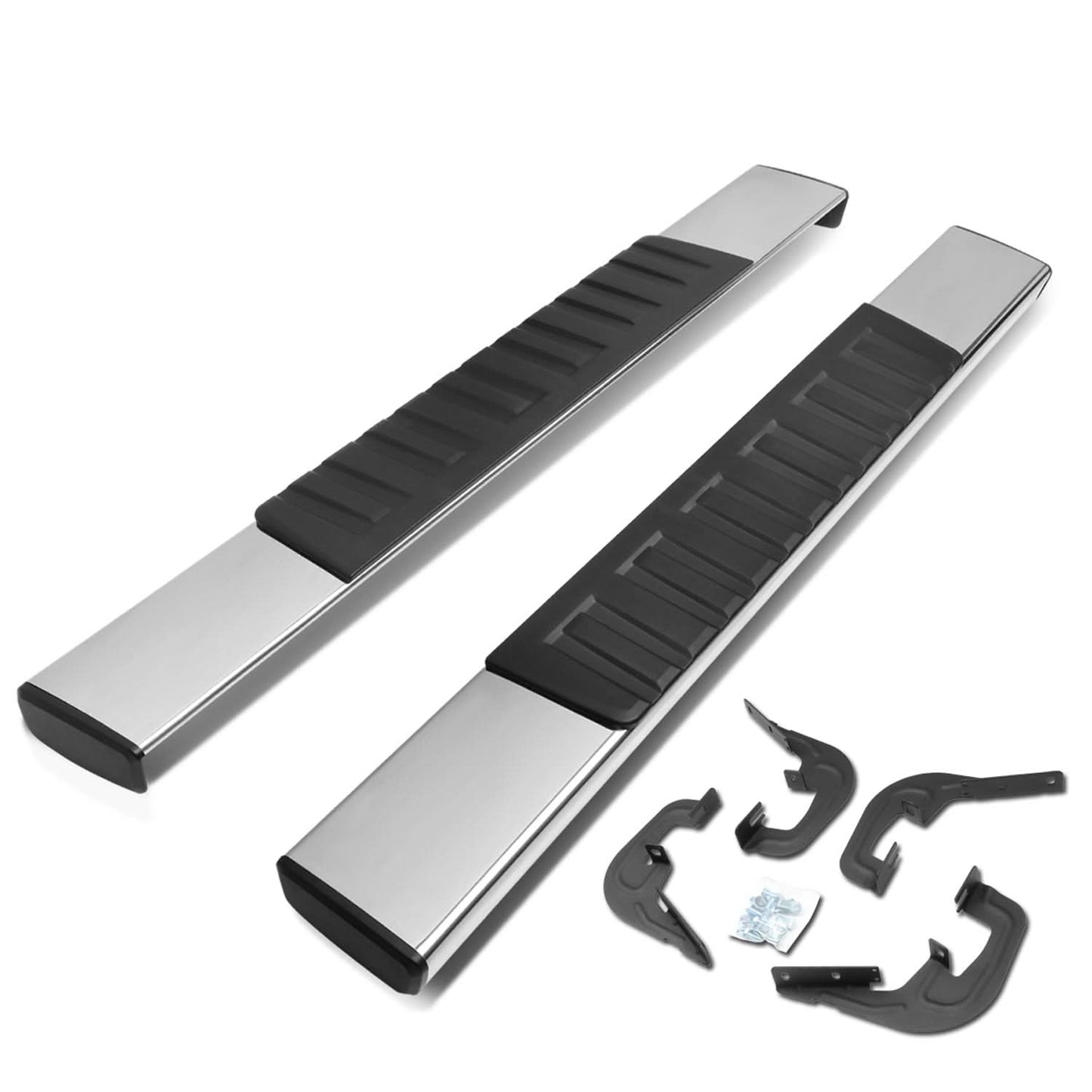 07-18 Silverado 1500 / 07-19 Sierra HD 6" Straight Nerf Step Bars