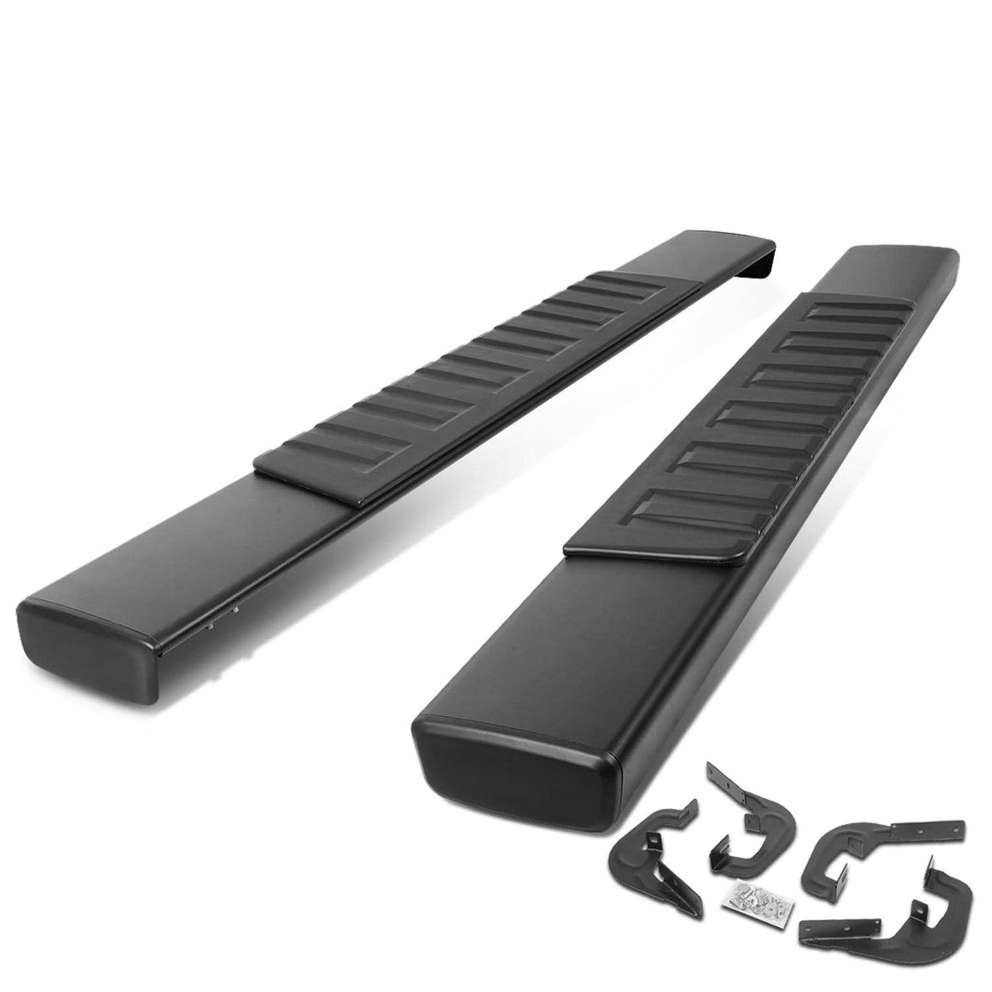 07-19 Chevrolet Silverado GMC Sierra 6" Straight Nerf Bars Aluminum