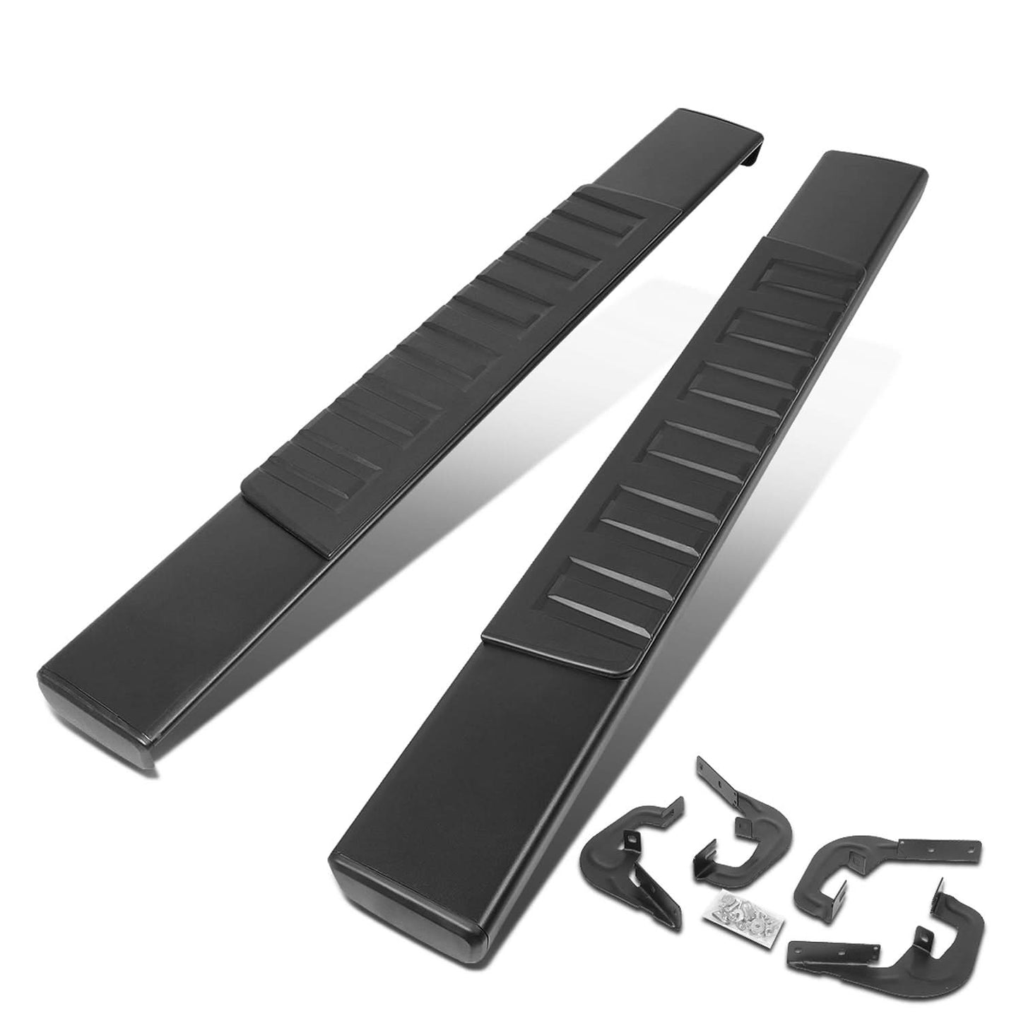 07-19 Chevrolet Silverado GMC Sierra 6" Straight Nerf Bars Aluminum