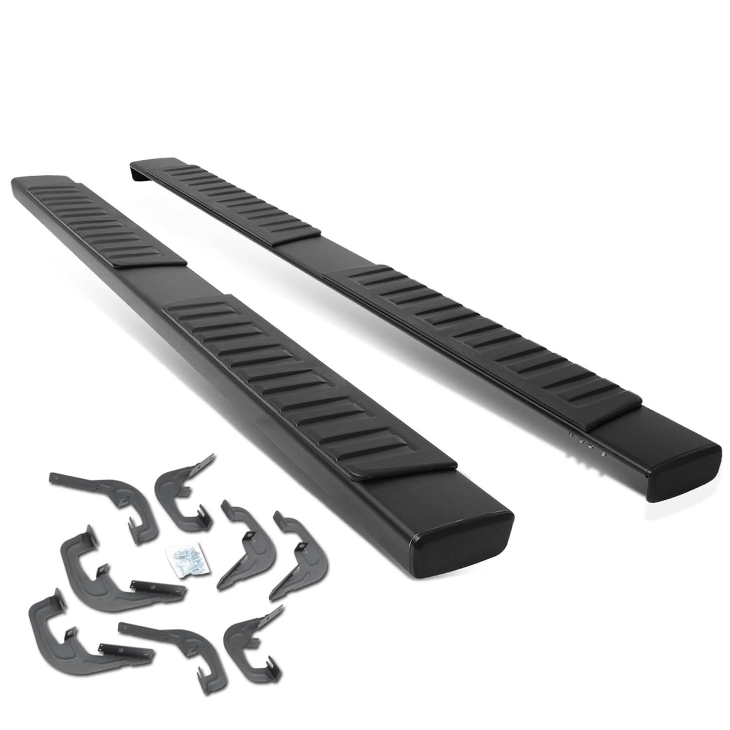 07-18 Chevy Silverado / GMC Sierra 6" Oval Nerf Bars - Black