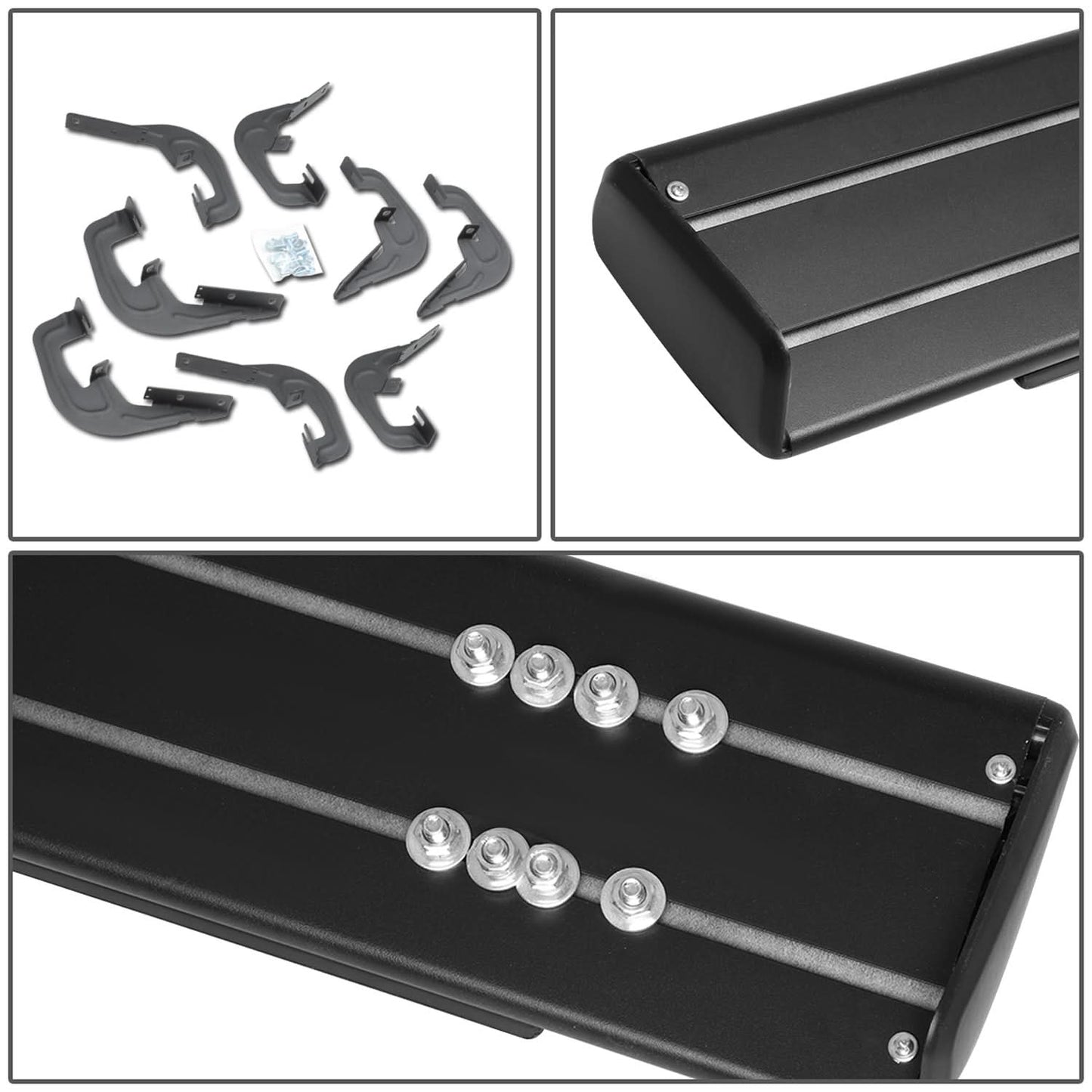07-18 Chevy Silverado / GMC Sierra 6" Oval Nerf Bars - Black