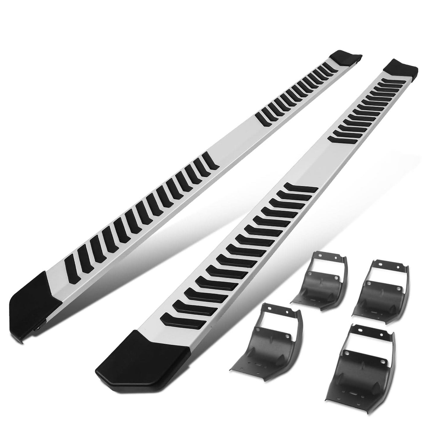 2015-2018 Ford F-150 Crew Cab 6" Oval Nerf Bars - Aluminum