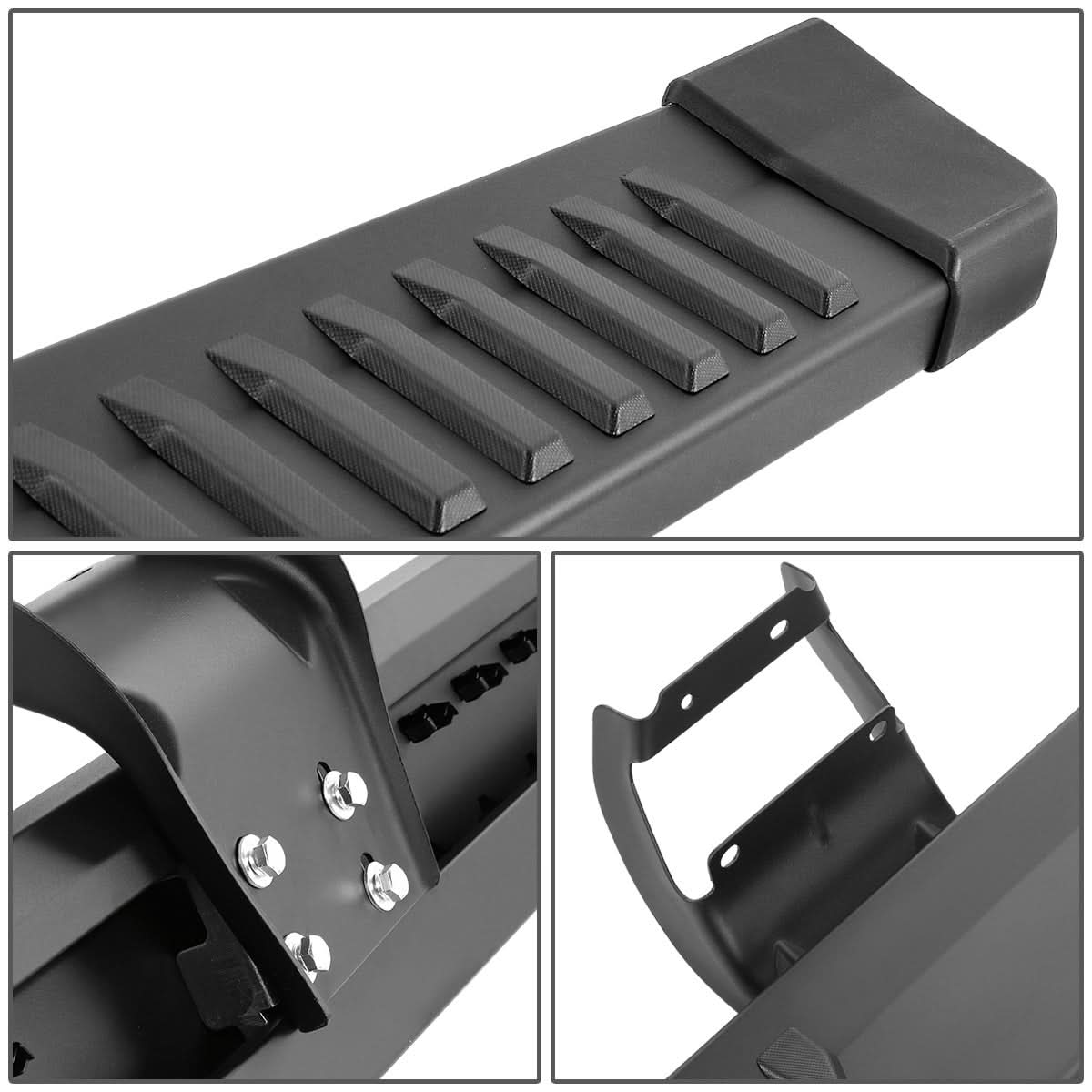 2015-2018 Ford F-150 Super Crew Cab Black Nerf Bars