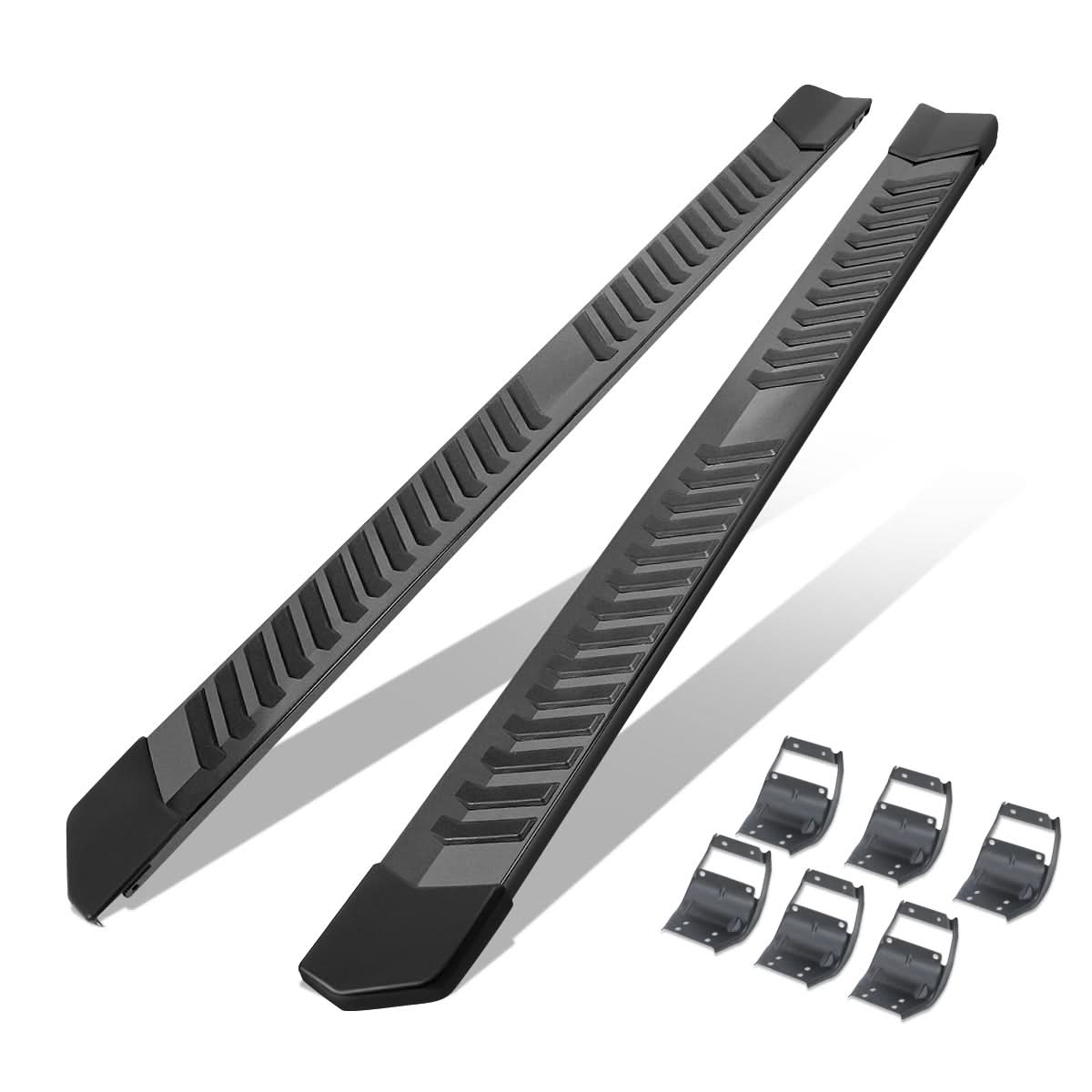 2015-2018 Ford F-150 Super Crew Cab Black Nerf Bars