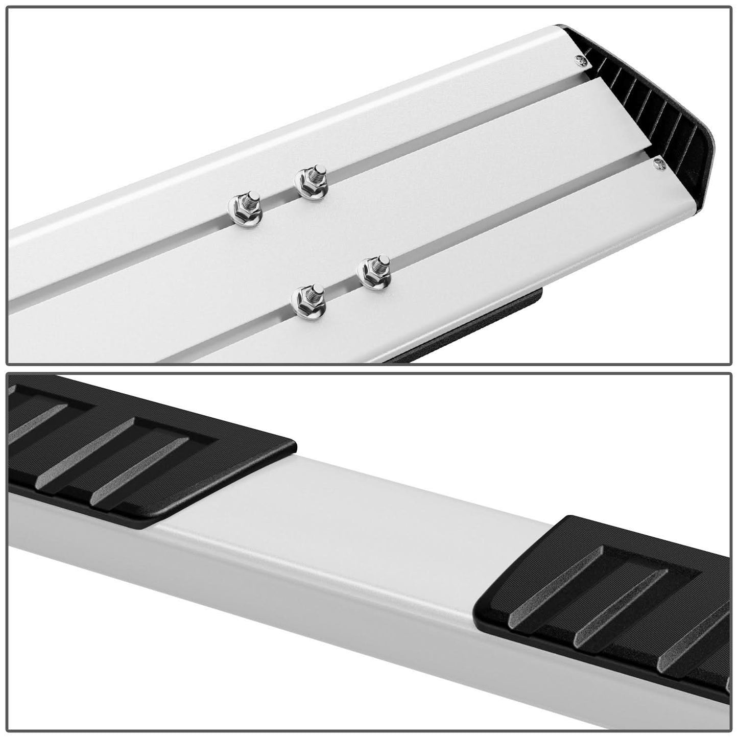 99-16 Ford F-250 F-350 F-450 F-550 Super Duty 6" Flat Board Nerf Bars Chrome