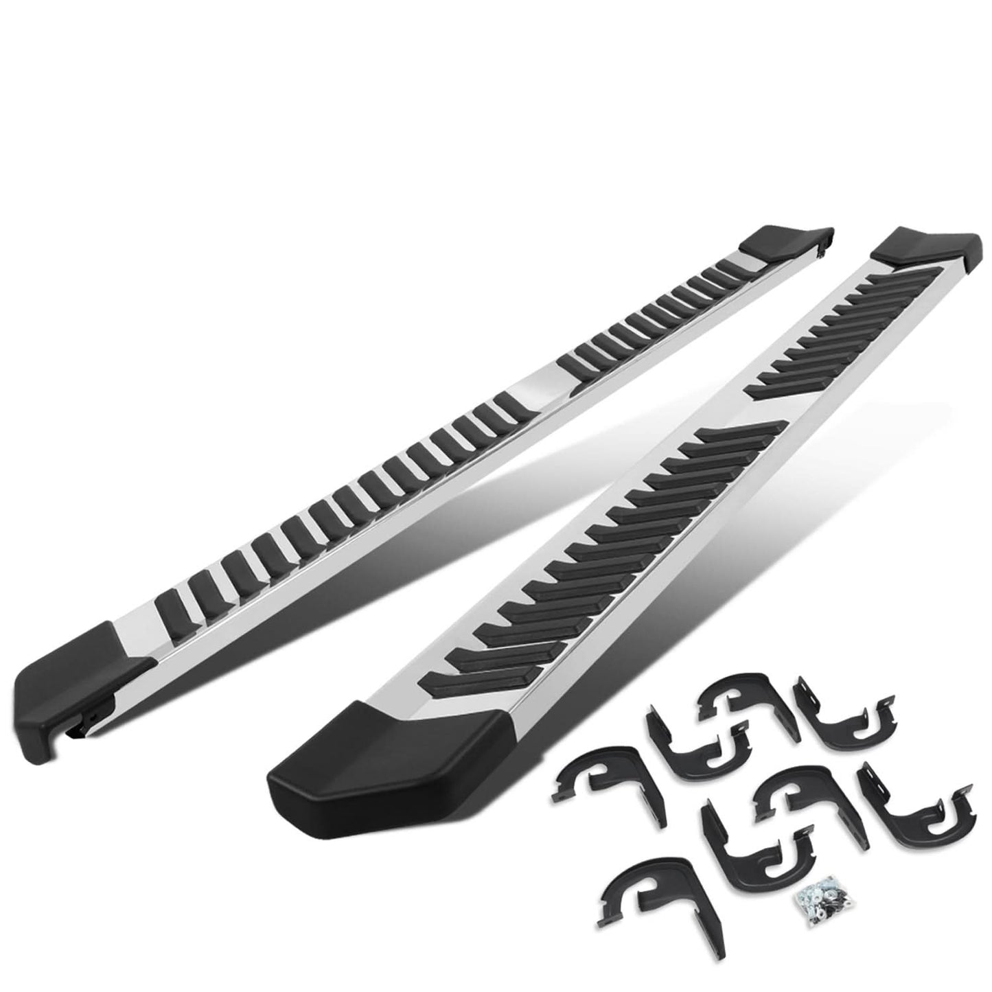 2004-2014 Ford F-150 Extended Cab 6" Nerf Bars Silver
