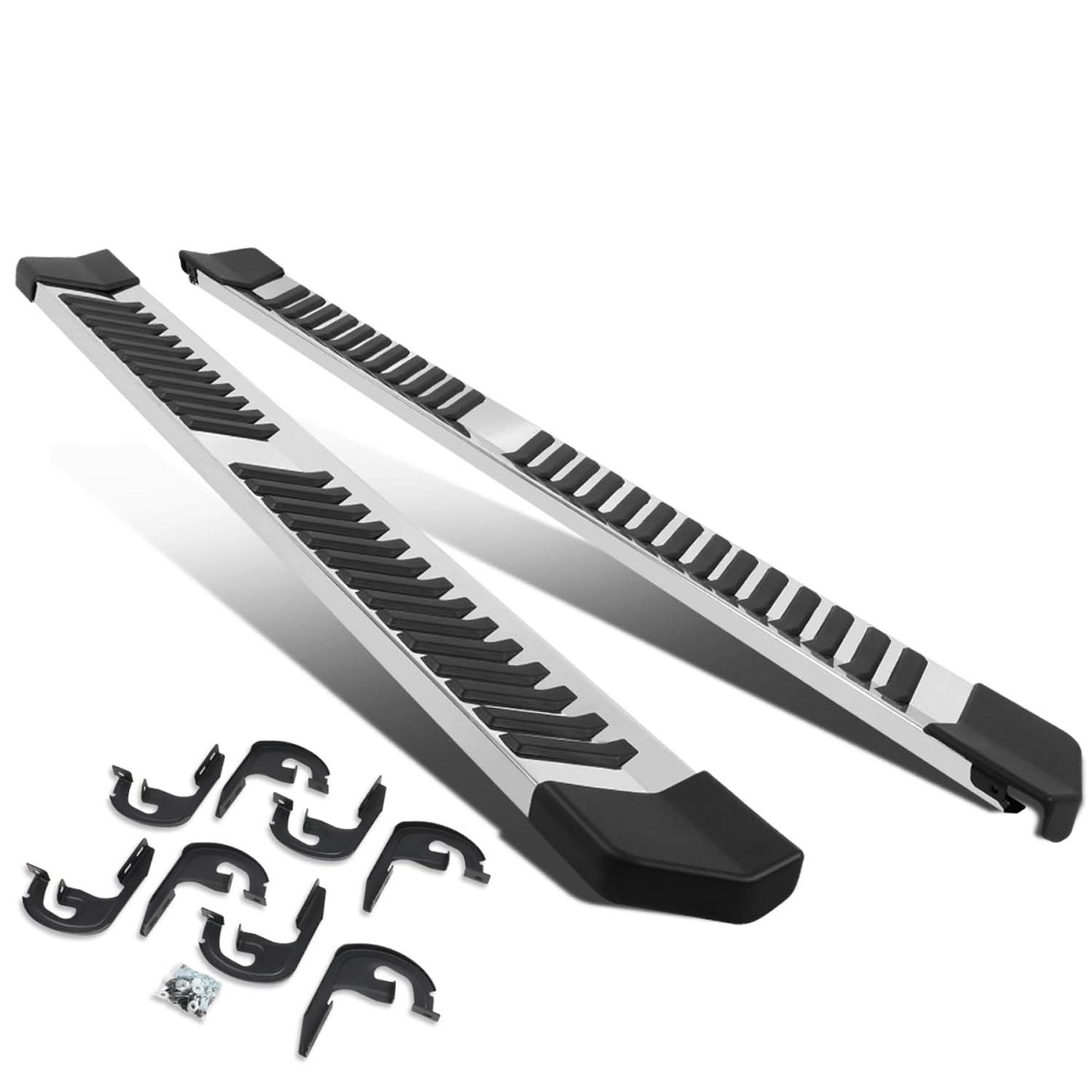 2004-2014 Ford F-150 Extended Cab 6" Nerf Bars Silver