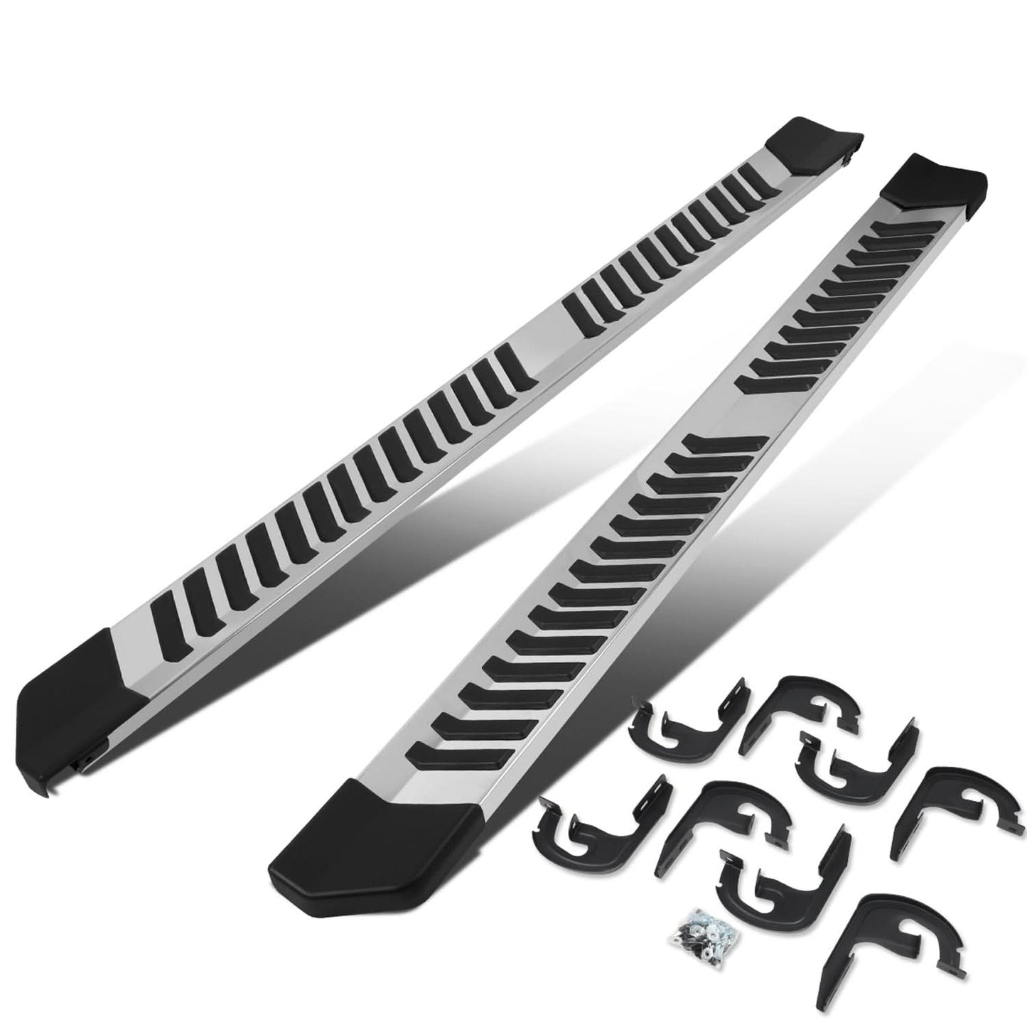 2004-2014 Ford F-150 Extended Cab 6" Nerf Bars Silver