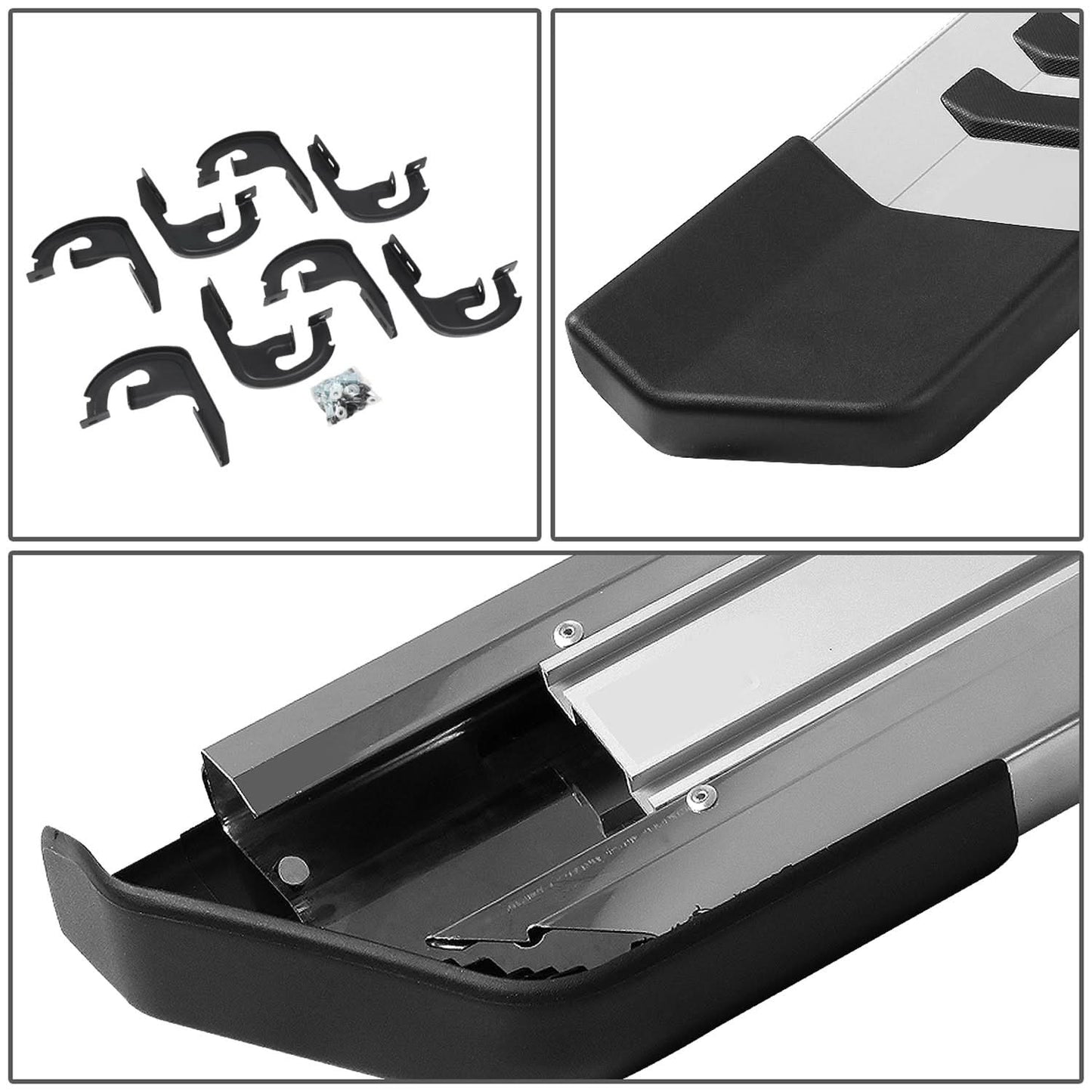 2004-2014 Ford F-150 Extended Cab 6" Nerf Bars Silver