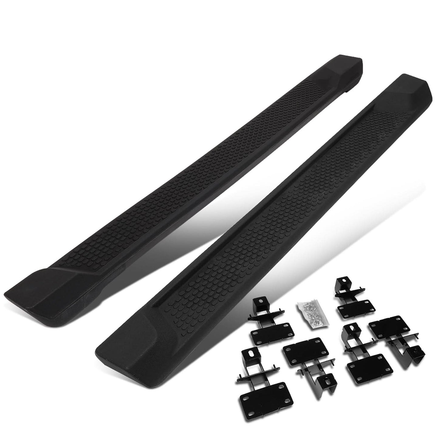 2018-2019 Jeep Wrangler 4-Door 4.5" Nerf Bars - Black