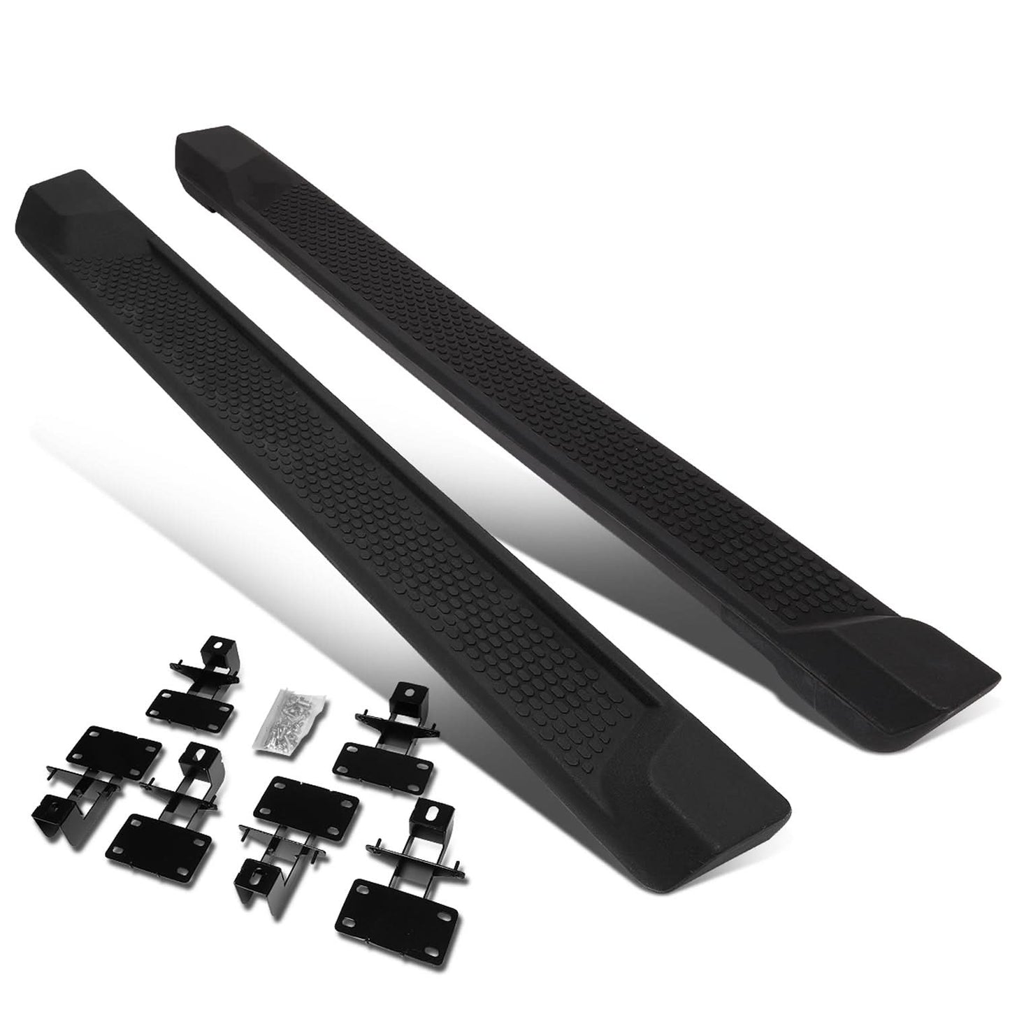 2018-2019 Jeep Wrangler 4-Door 4.5" Nerf Bars - Black