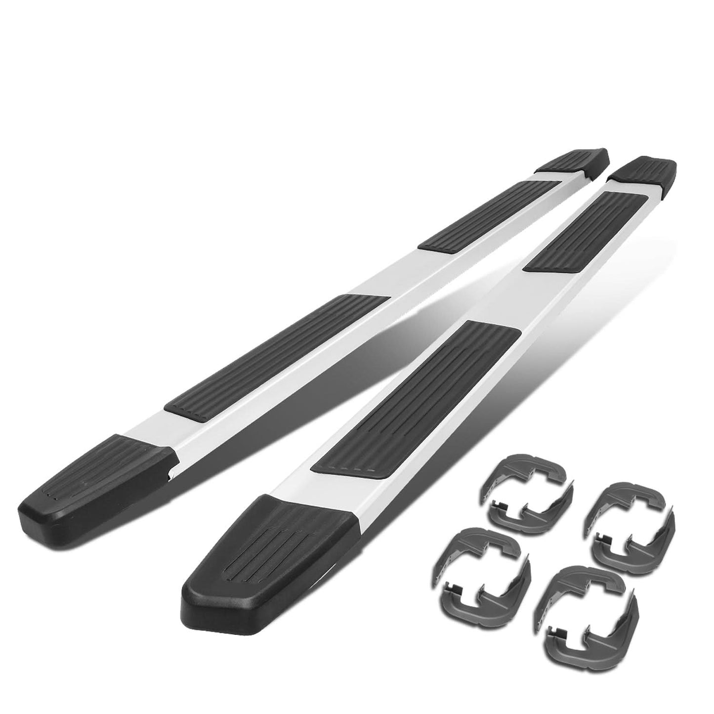 2019-2020 Chevrolet Silverado GMC Sierra 6" Aluminum Step Bars Chrome