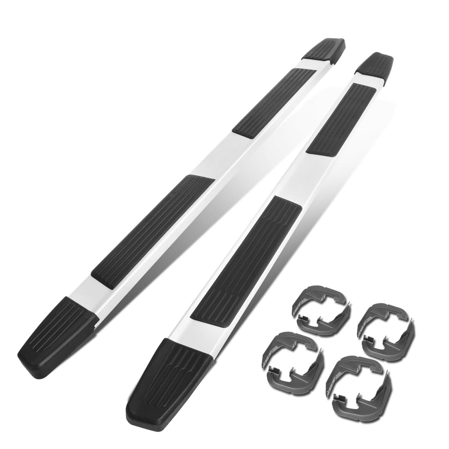 2019-2020 Chevrolet Silverado GMC Sierra 6" Aluminum Step Bars Chrome