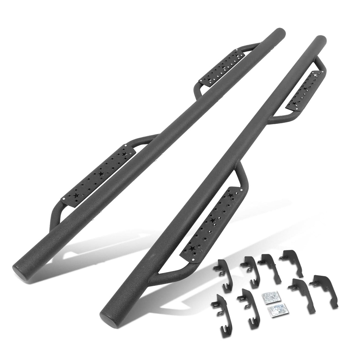 07-19 Chevrolet Silverado GMC Sierra Step Down Nerf Bars Crew Cab