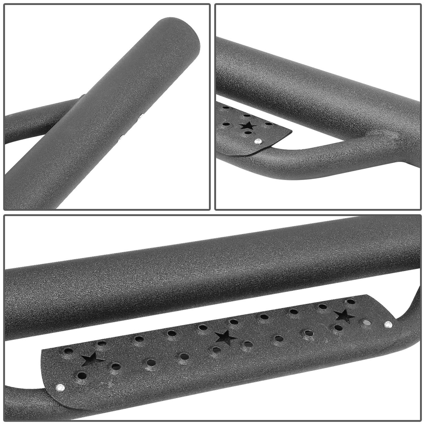07-19 Chevrolet Silverado GMC Sierra Step Down Nerf Bars Crew Cab